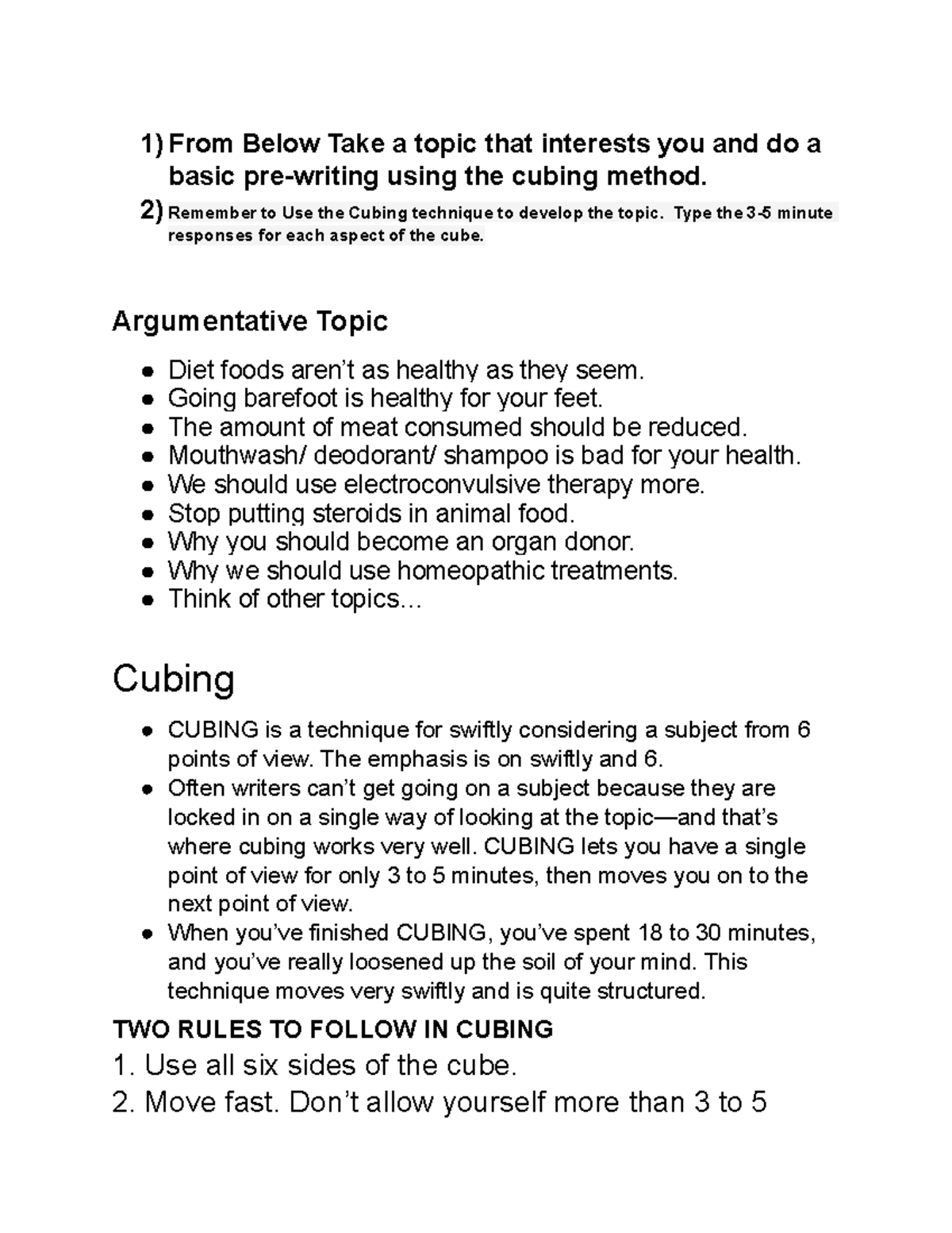 Home Work - Homework - 1)From Below Take a topic that interests you and ...