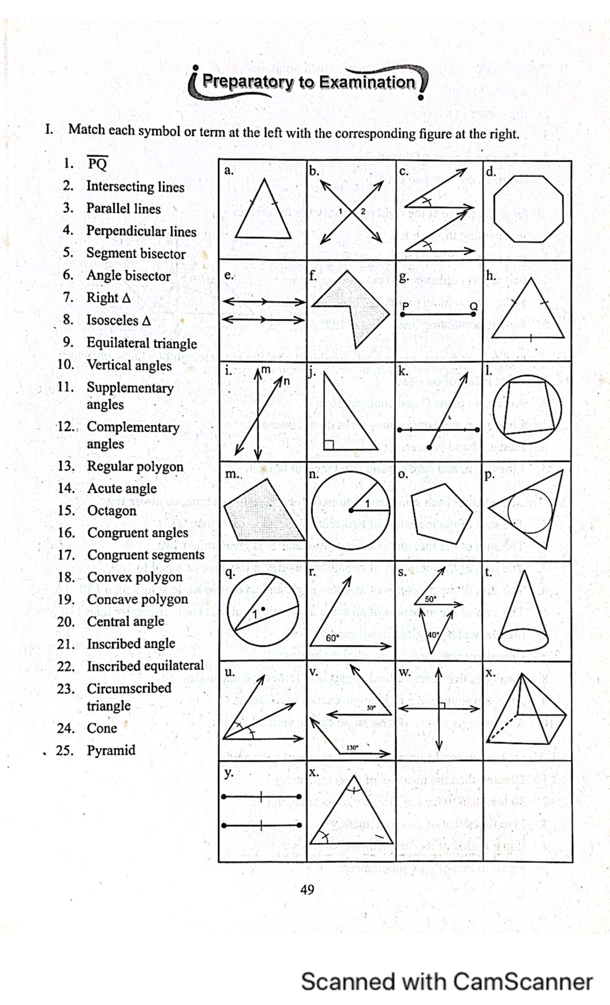 Basic Concepts of Geometry - Plane and Solid Geometry - Studocu