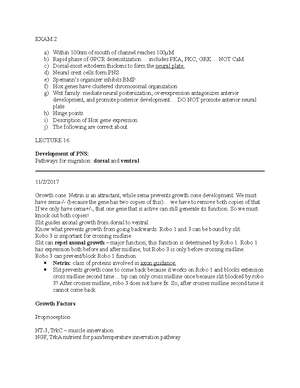 Neuro Exam 3 Study Guide - Neurobiology Exam 3 Study Guide CHAPTER 16 ...