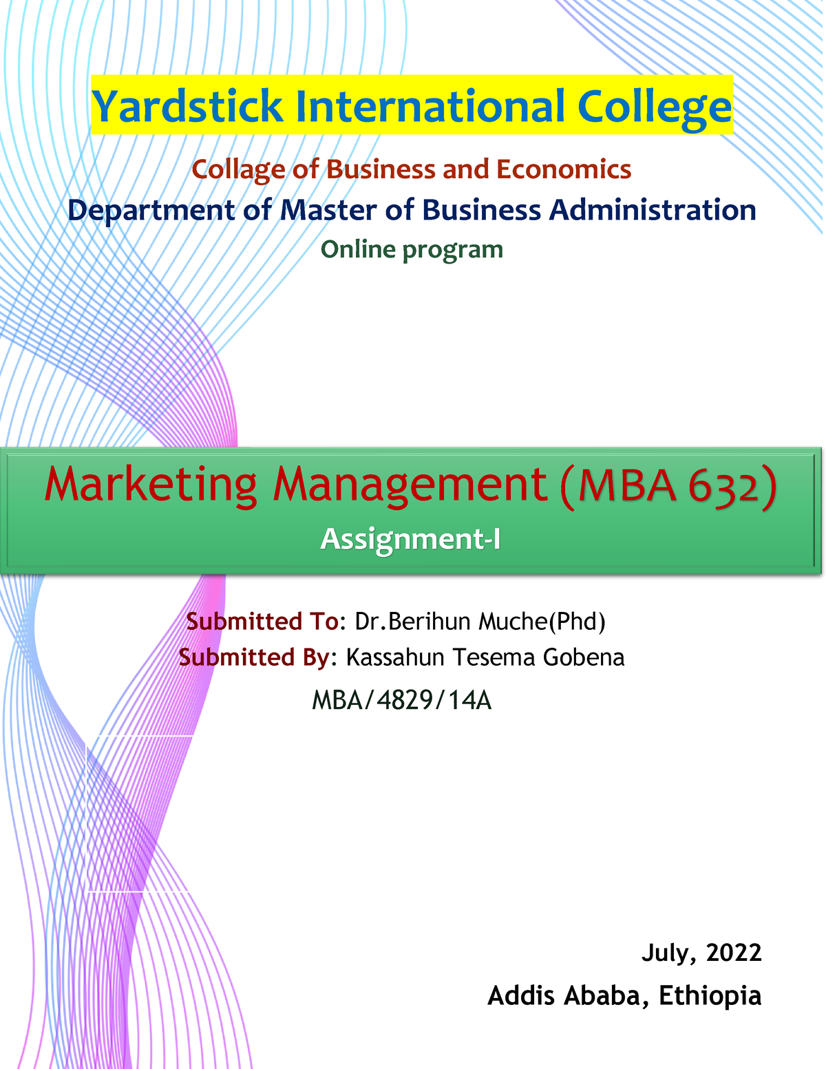 Individual Assignment 1 LVMH - MKTG 201 Marketing Management Fall 2020  Individual Assignment Due: - Studocu