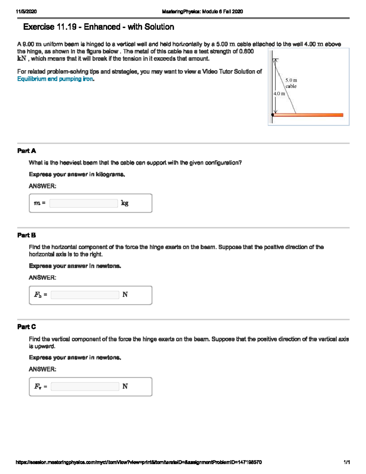 mastering physics assignments