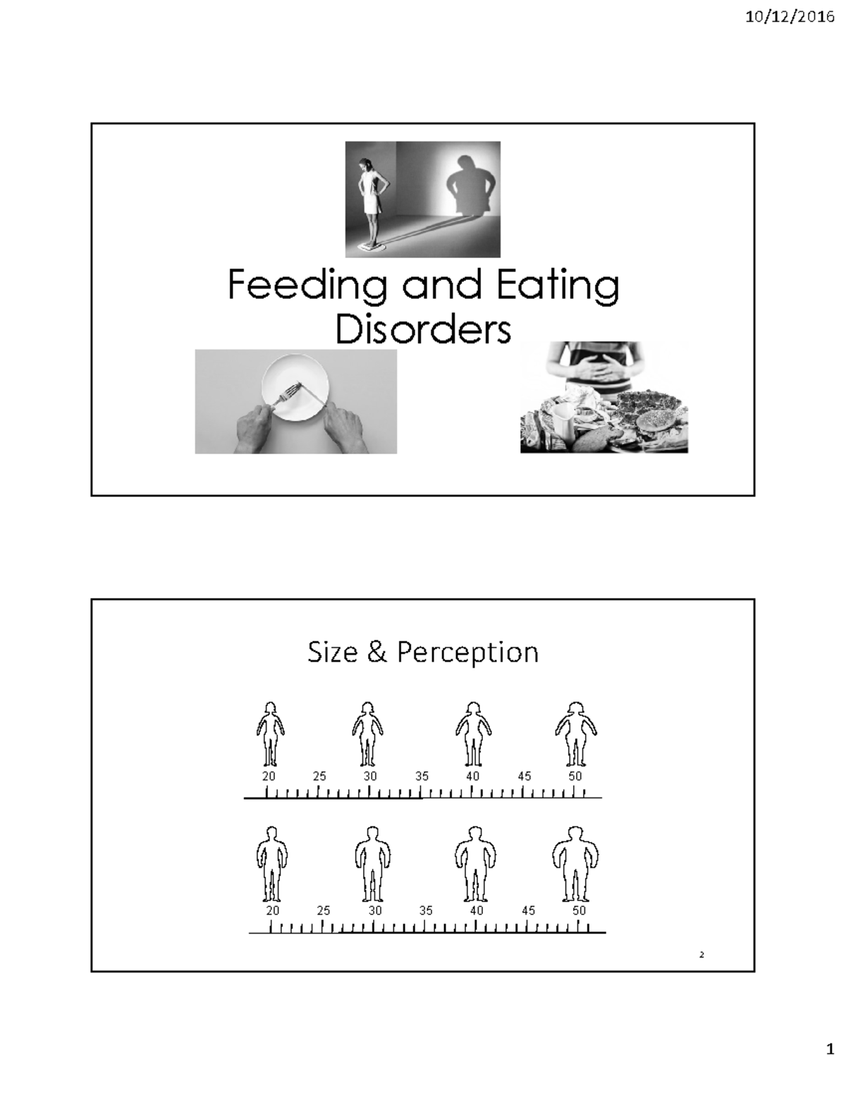 Ch7 Notes - Feeding and Eating Disorders - Feeding and Eating Disorders ...