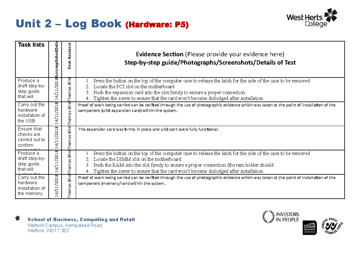 unit 5 assignment 2 p5