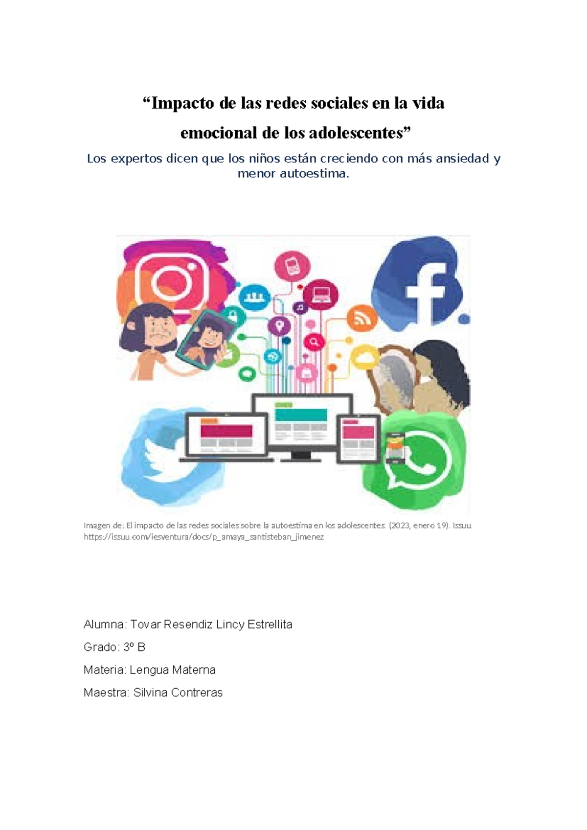 Impacto de las redes sociales en la vida emocional de los jóvenes ...