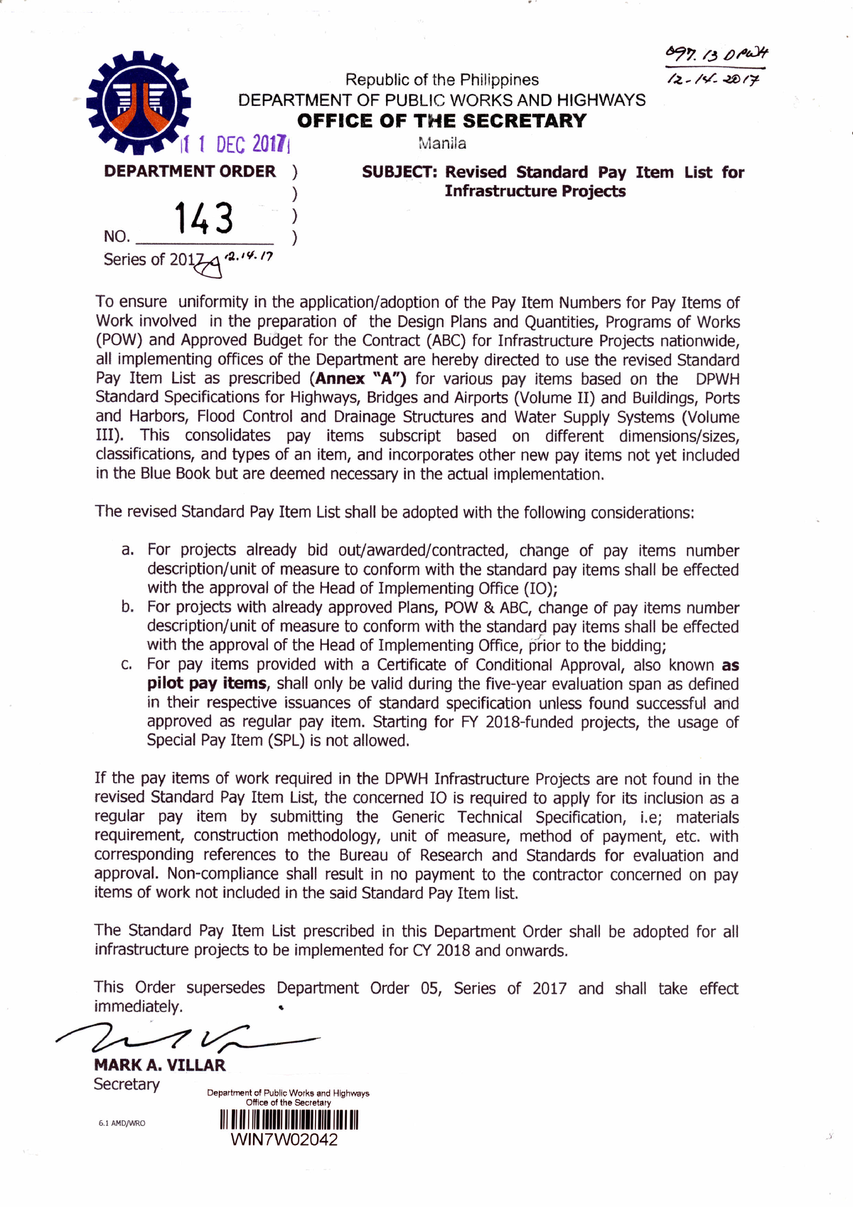 dpwh-item-list-do-143-s2017-subject-revised-standard-pay-item-list