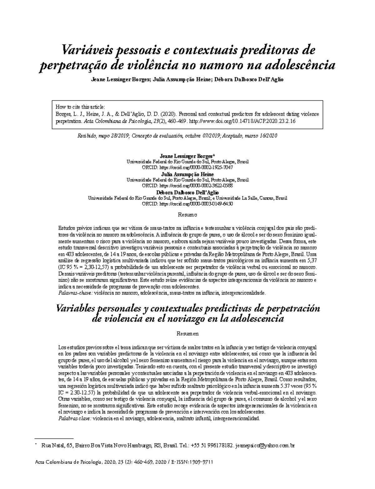 Dialnet-Variables Personales YContextuares Predictivas De Perpe-8029015 ...