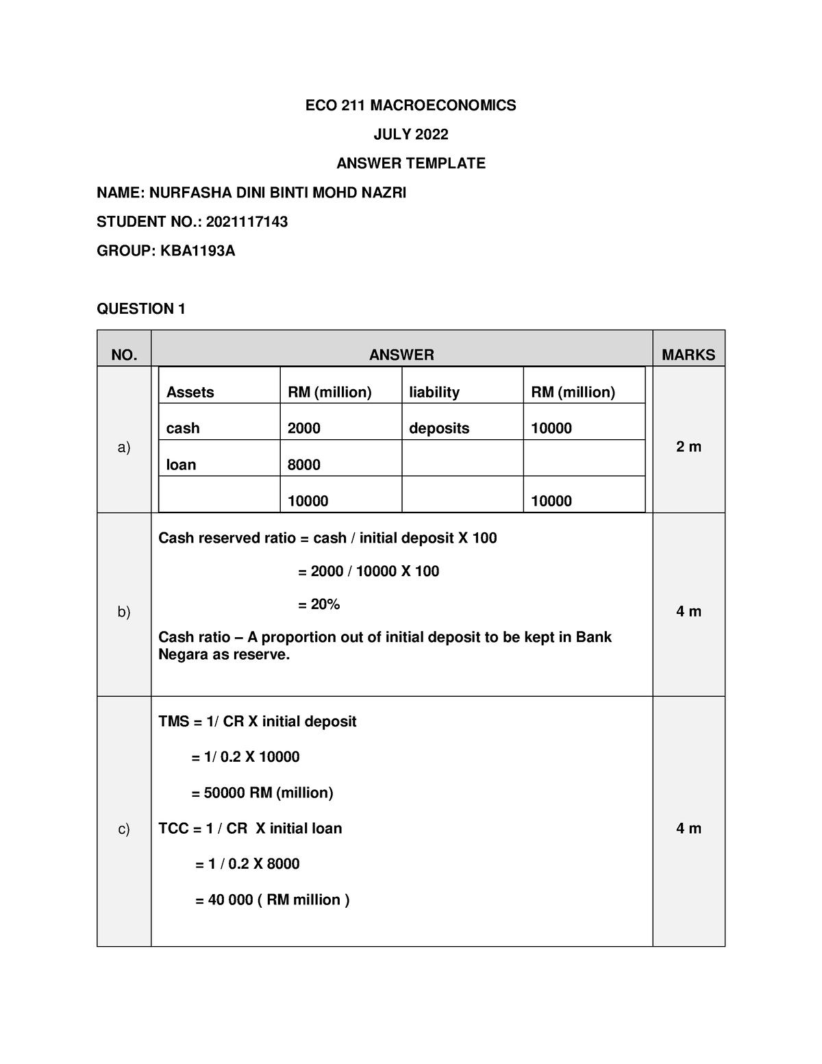 eco 218 home assignment answers