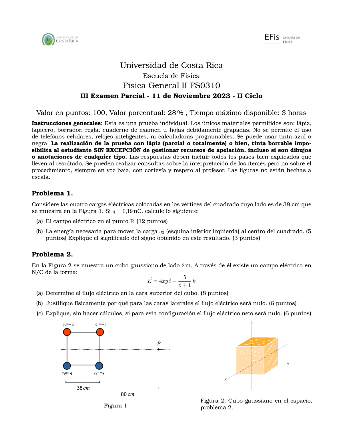 III Examen Parcial II 2023 Solucionario - Universidad De Costa Rica ...