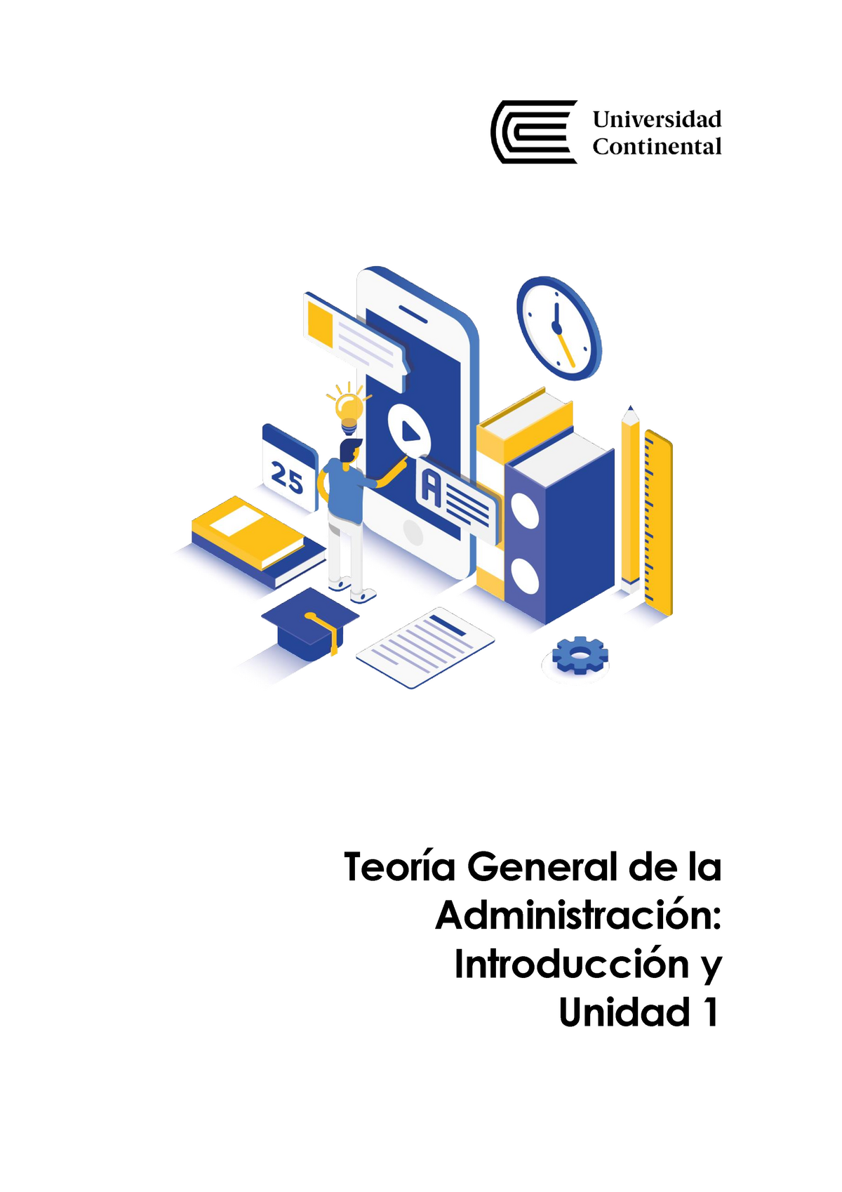 Guía U 1 Teoría General De La Administración Teoría General De La Administración Introducción 6219