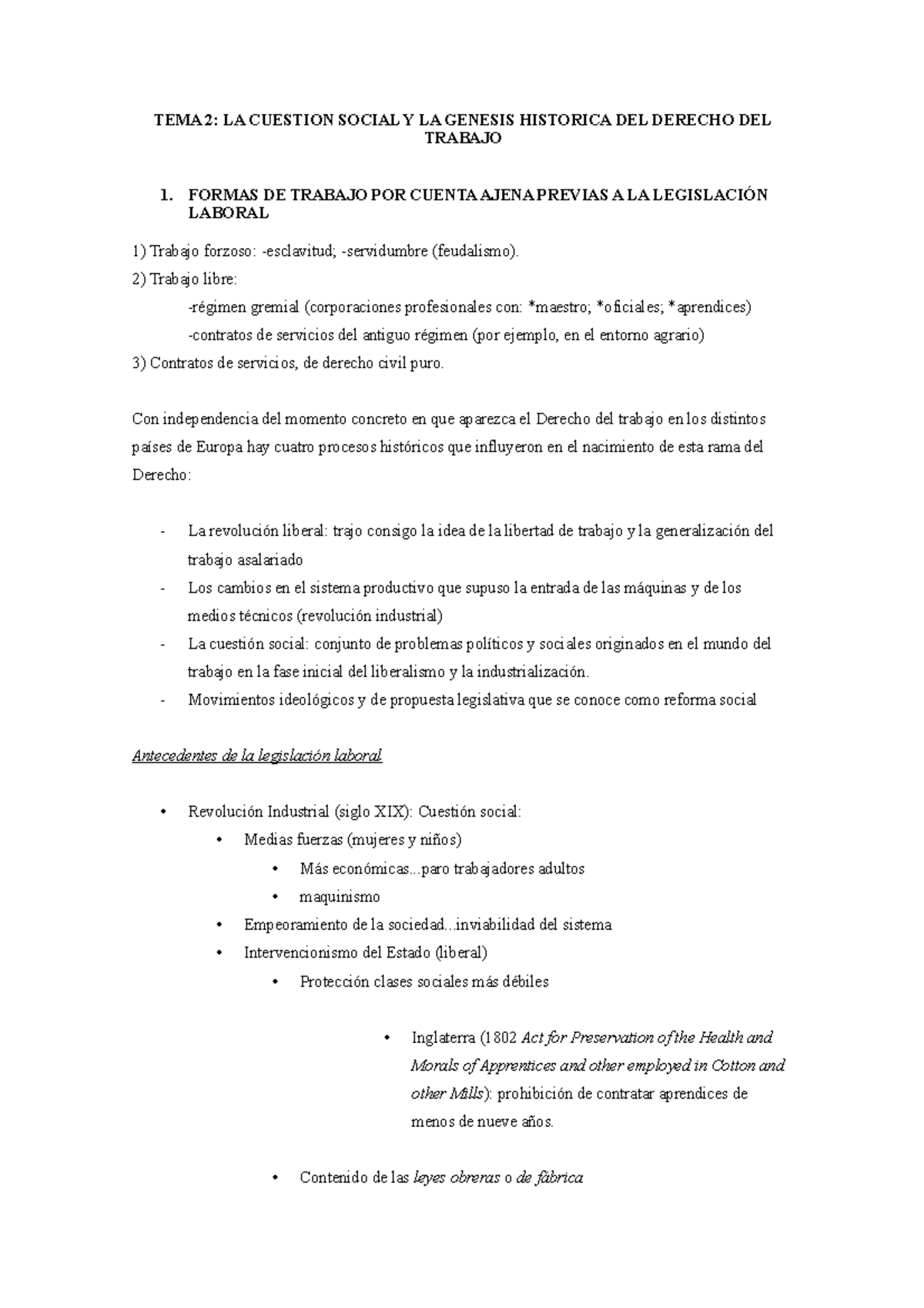 TEMA 2 - Tema 2 De La Asignatura De Relaciones Laborales Y Recursos ...