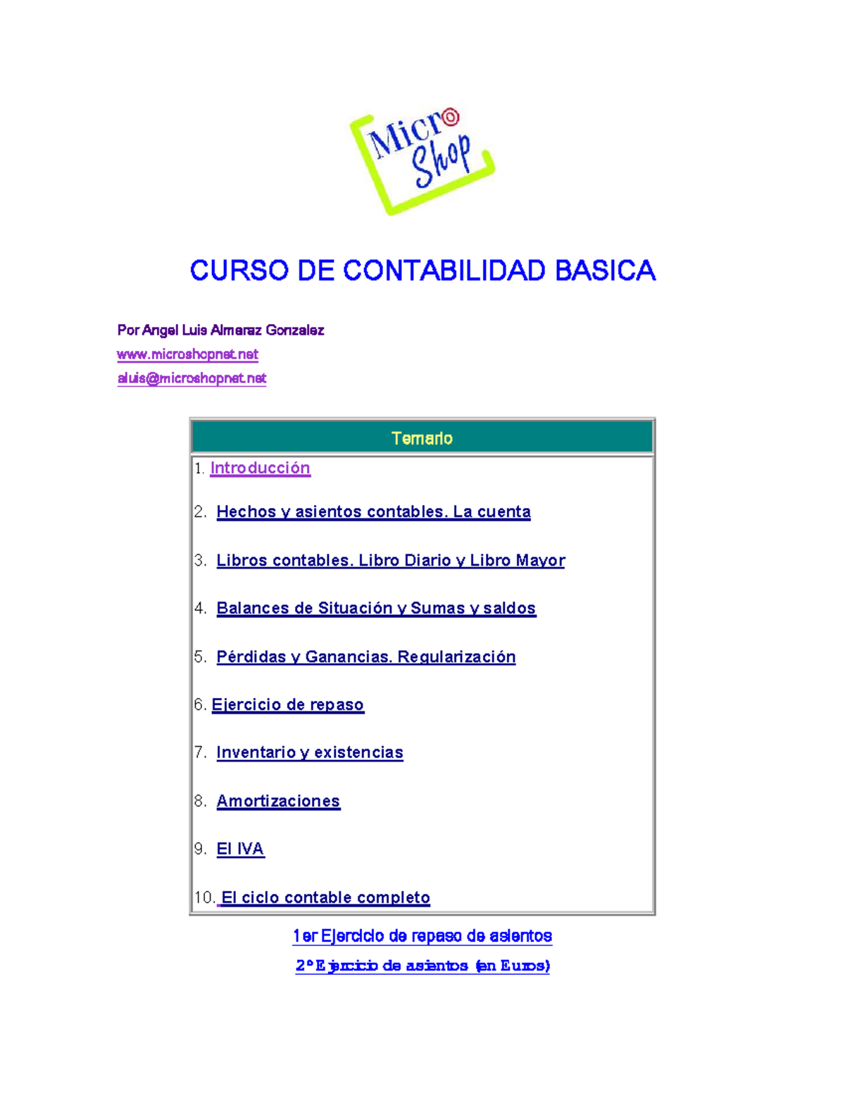 07. Curso De Contabilidad Básica Autor Angel Luis Almaraz Gonzalez ...