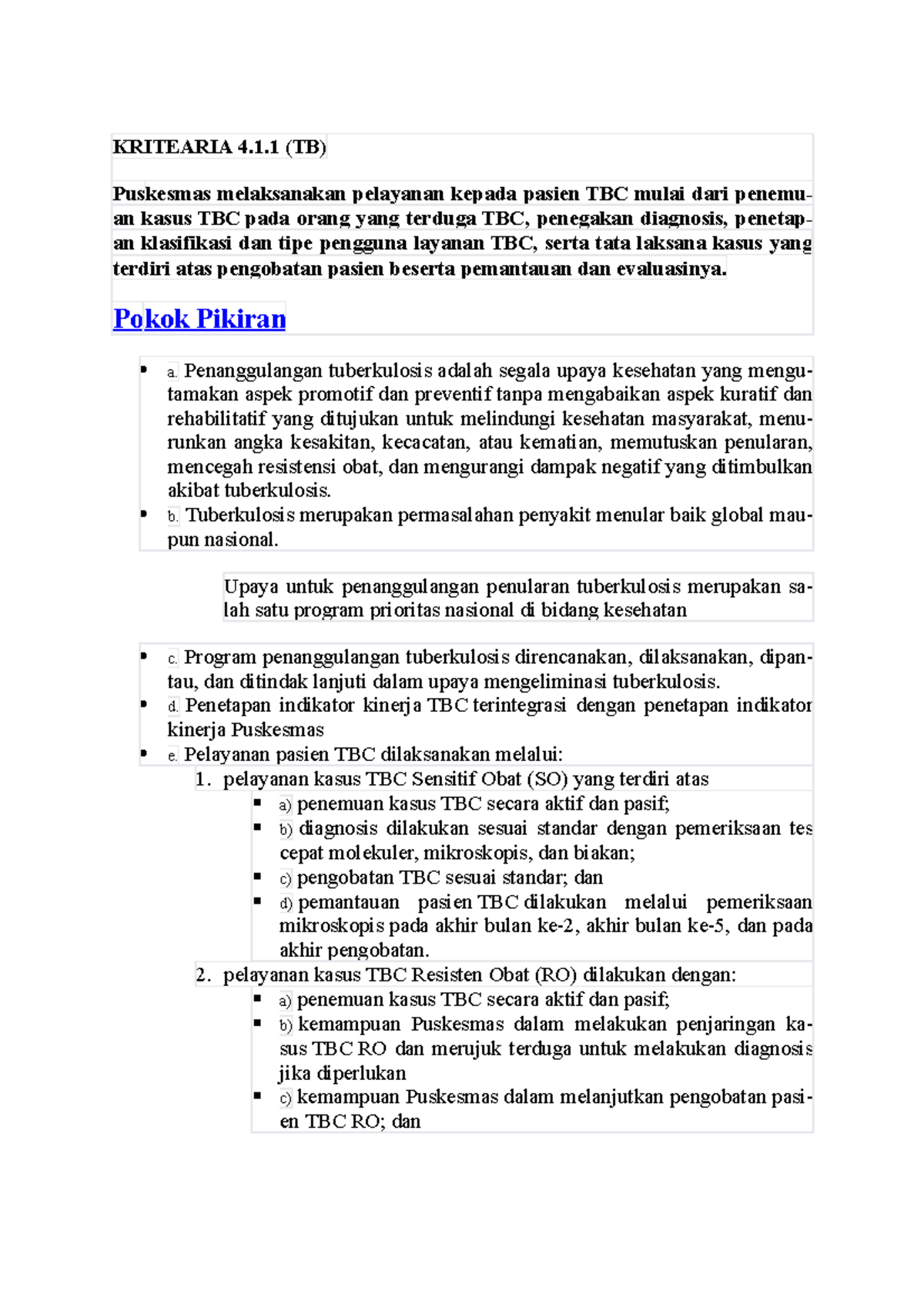 EP Akreditasi TB KRITEARIA 4 1 TB Puskesmas Melaksanakan Pelayanan kb-mb-gb-tb-full-form-in-hindi-technical-samaj