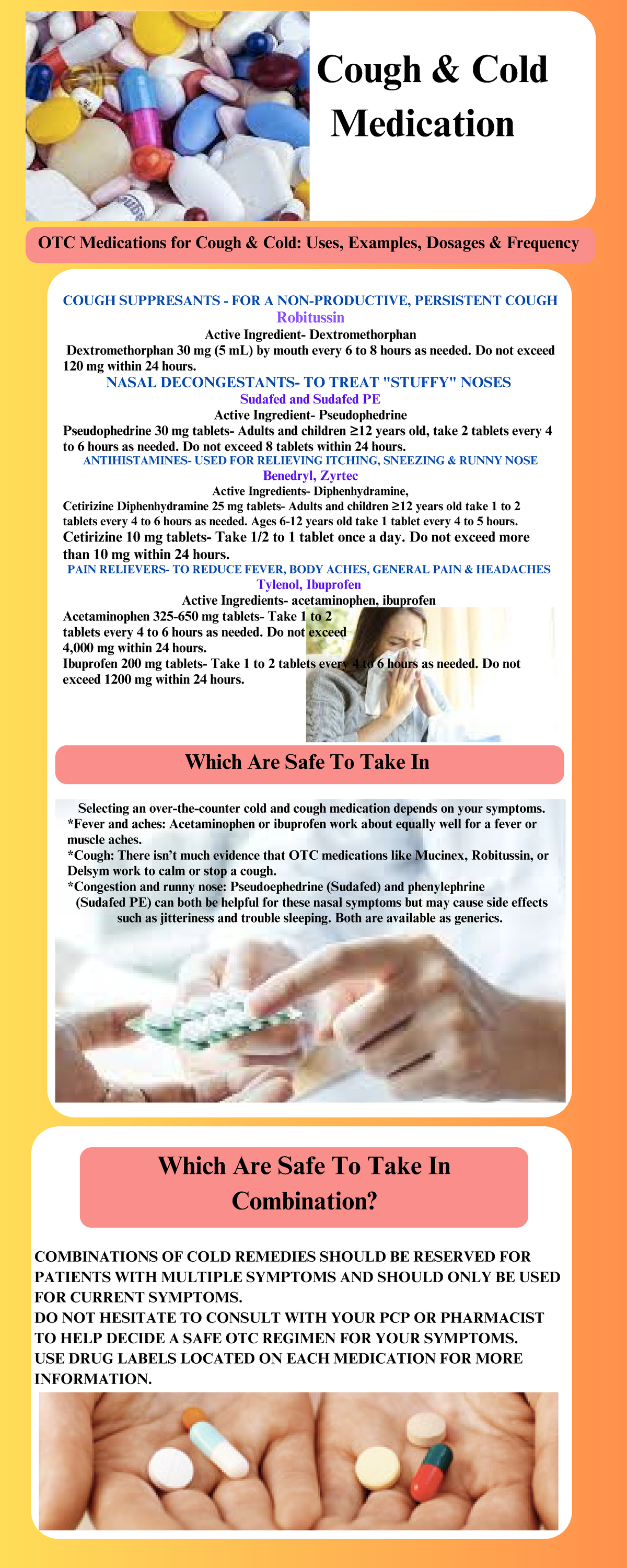 Hamid, OTC Infographic - Cough & Cold Medication OTC Medications for ...