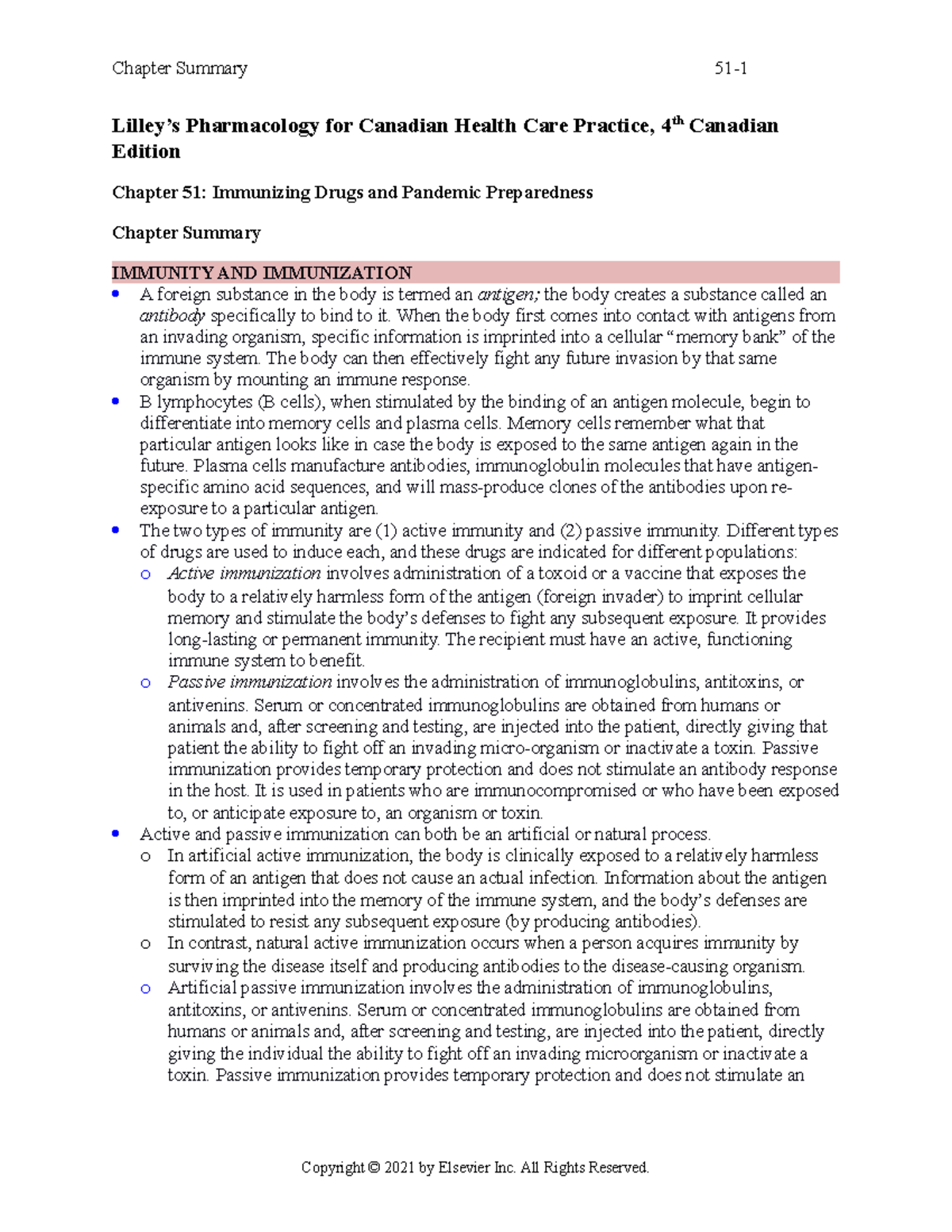 Chapter 051 - Lilley’s Pharmacology for Canadian Health Care Practice ...