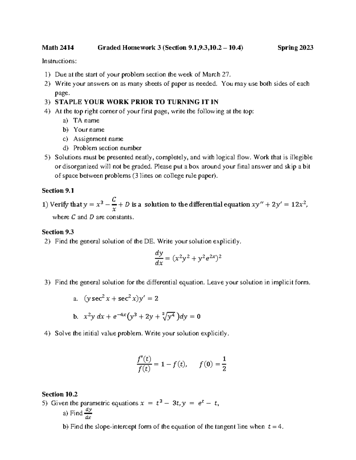 math t coursework 2023 sem 1