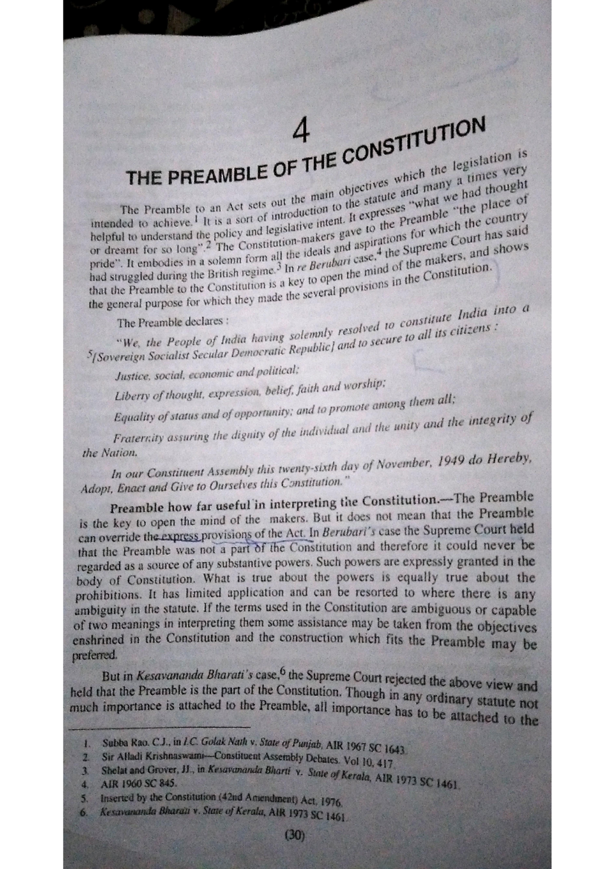 The preamble - Its lecture notes - lawyer - Studocu