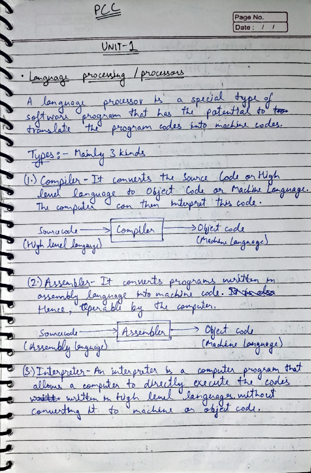 Pcc unit 1 - dsdcsds - seltuie hlate PCE UNIT- aga Types2- Mabhly ...