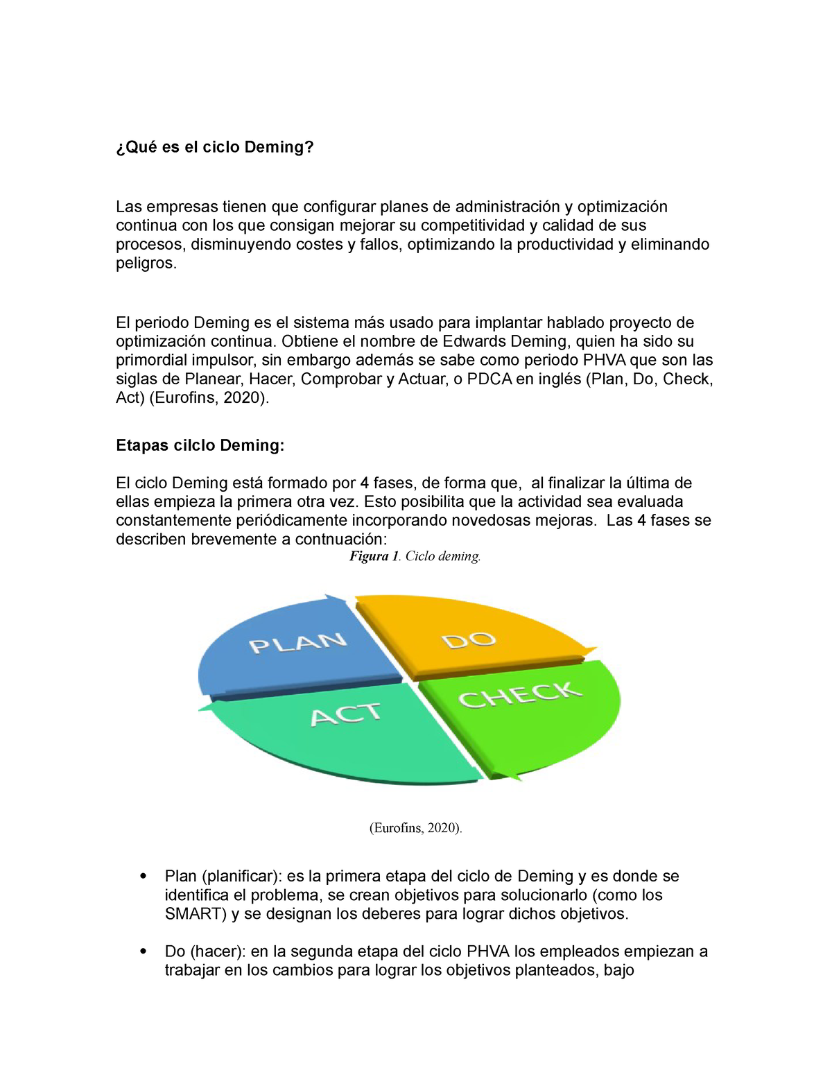 Foro Modelos De Calidad Qu Es El Ciclo Deming Las Empresas Tienen