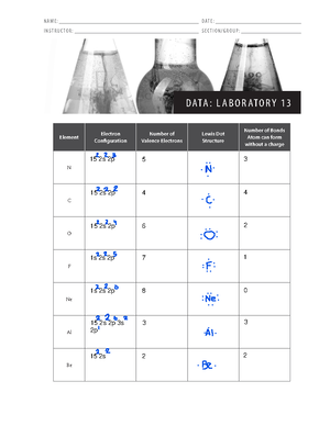 CHM 101000 Data Laboratory 10 - D A T A : L A B O R A T O R Y 1 0 N A M ...