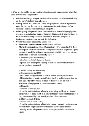 Particulars Checklist - LPC7303 Litigation(Civil) LPC/LLM Legal ...