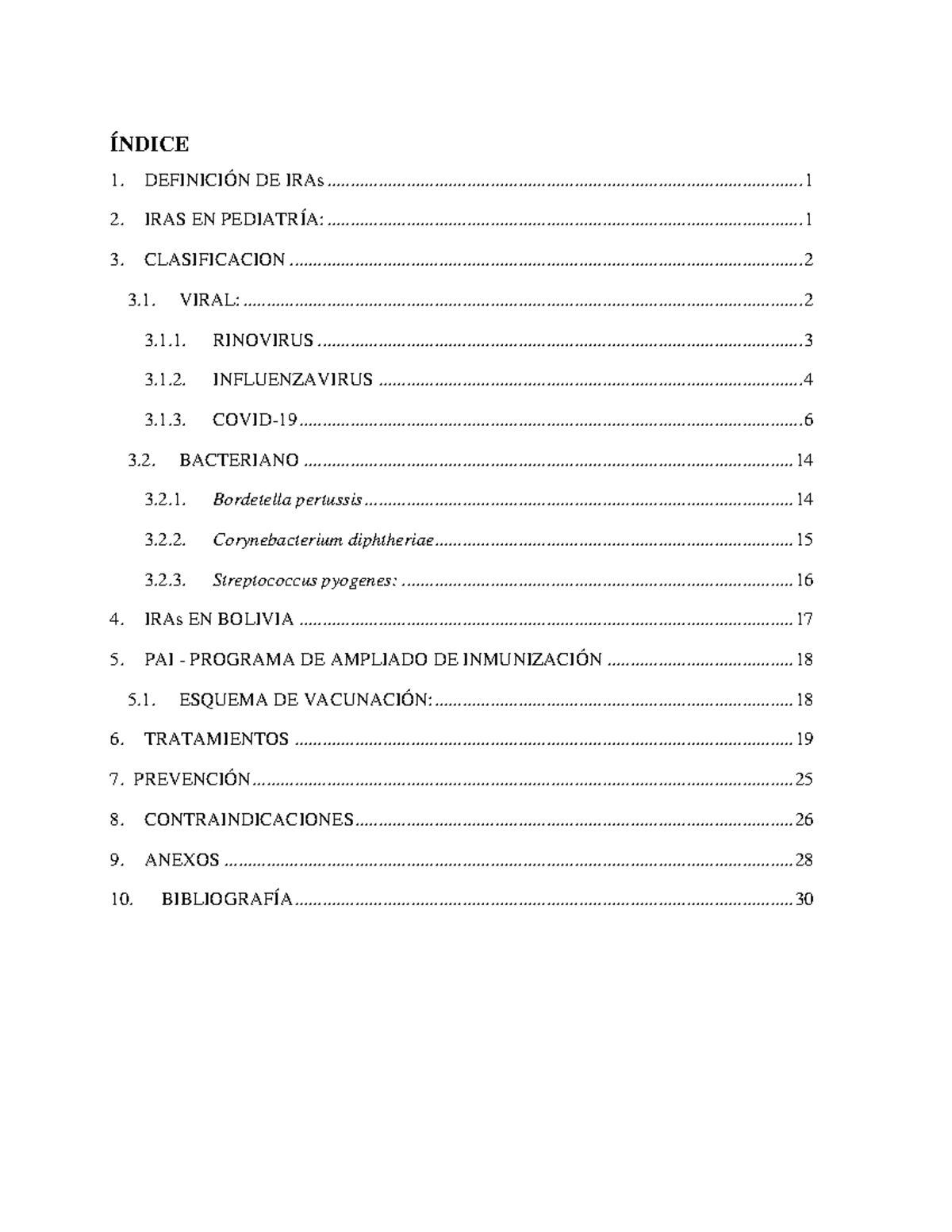 Informe Final IRAs - exposición - ÍNDICE DEFINICIÓN DE IRAs IRAS EN ...