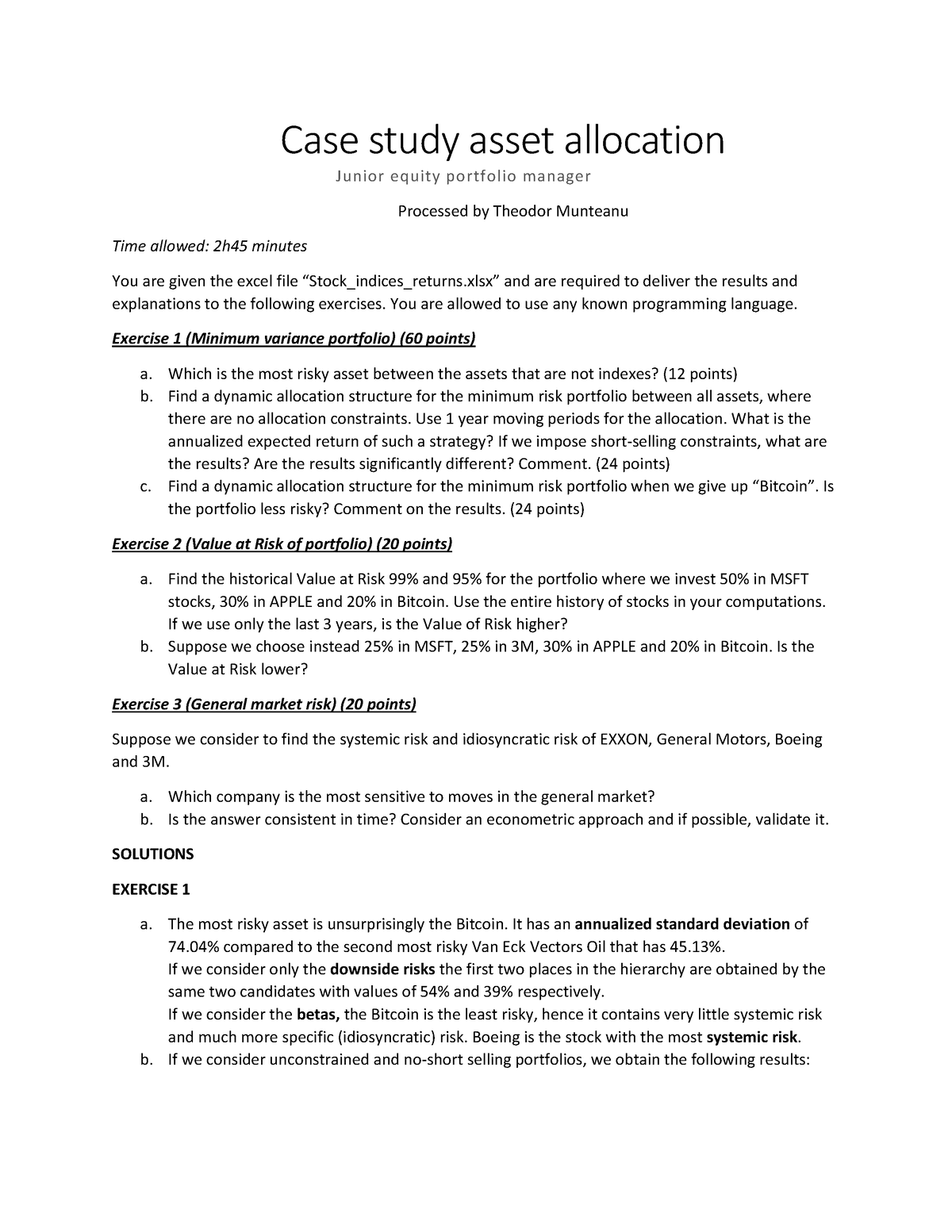 asset management case study examples