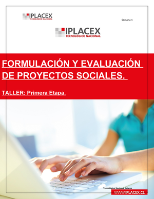 Entrega Final Formulacion De Proyecto - FORMULACIÓN Y EVALUACIÓN DE ...