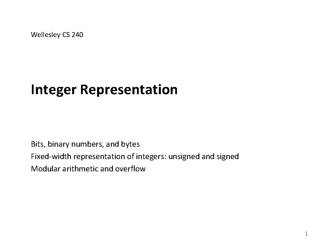 IntegersDiscussion 3 forum answer for unit 3 - ####### Integer ...