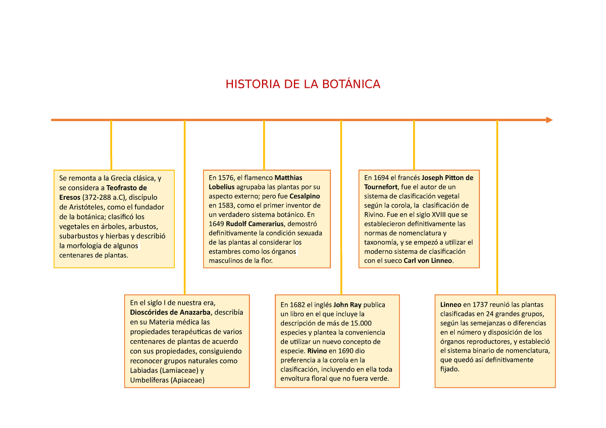 Historia De La BotÁnica Historia De La BotÁnica Se Remonta A La