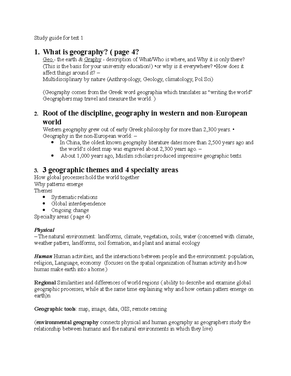 emergence geo 5 quiz