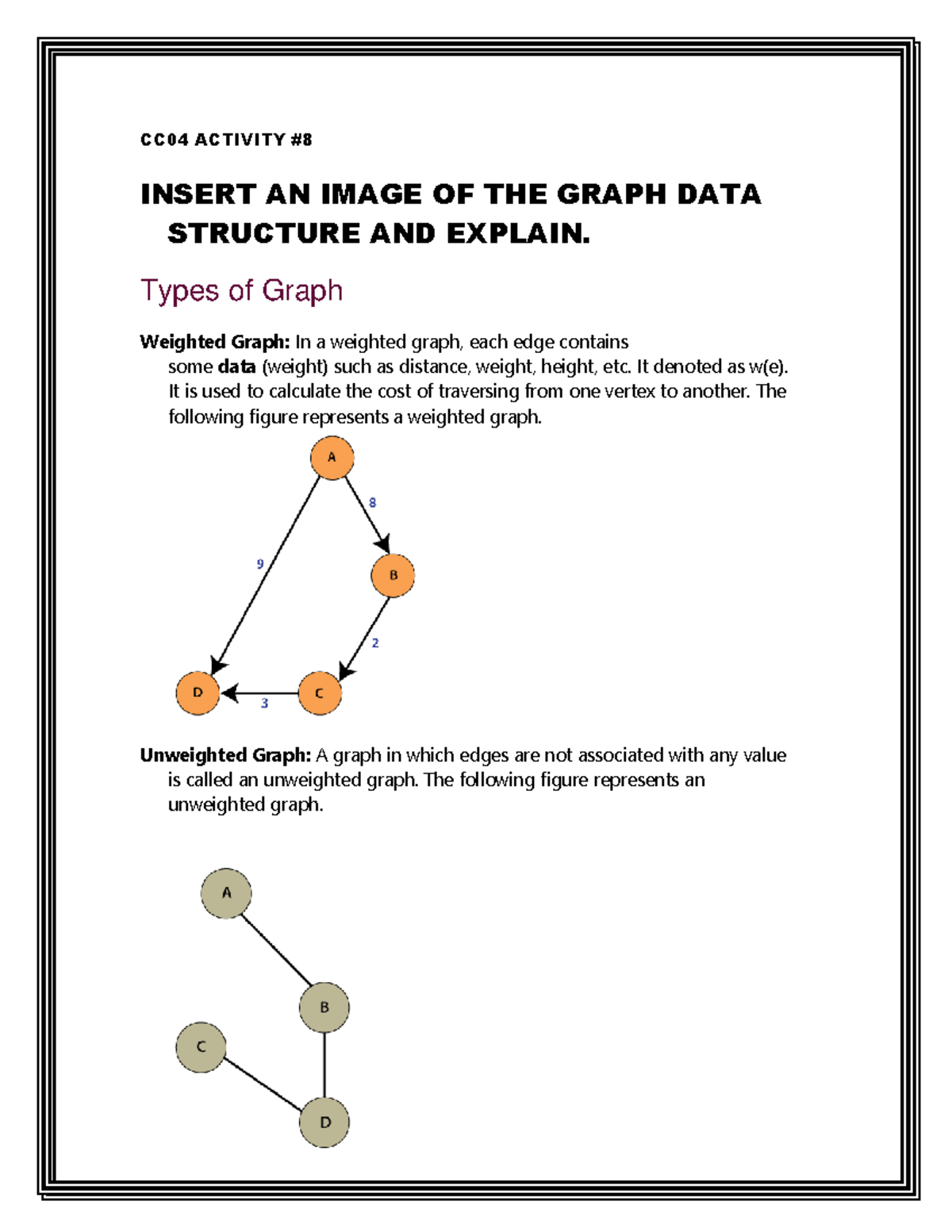 CC04- Activity-8 - Activity # 8 - CC04 ACTIVITY # INSERT AN IMAGE OF ...