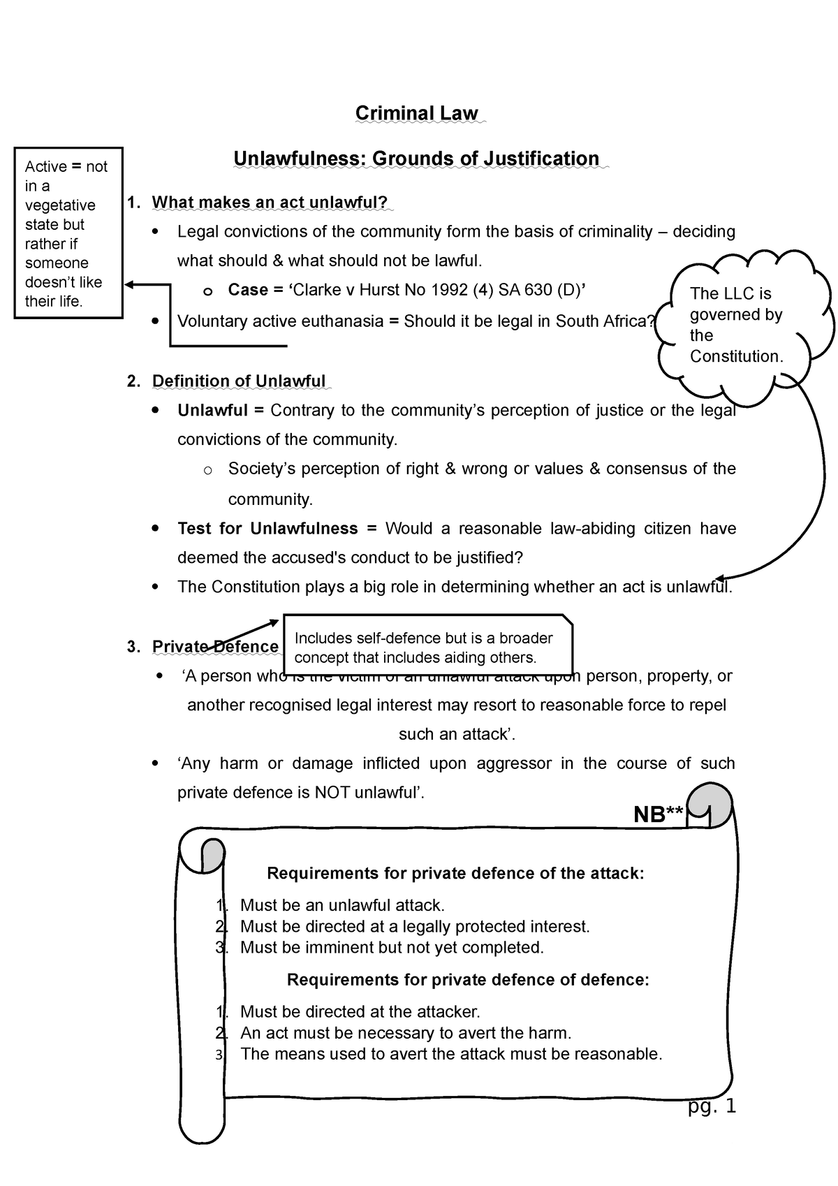 grounds-of-justification-notes-criminal-law-unlawfulness-grounds-of