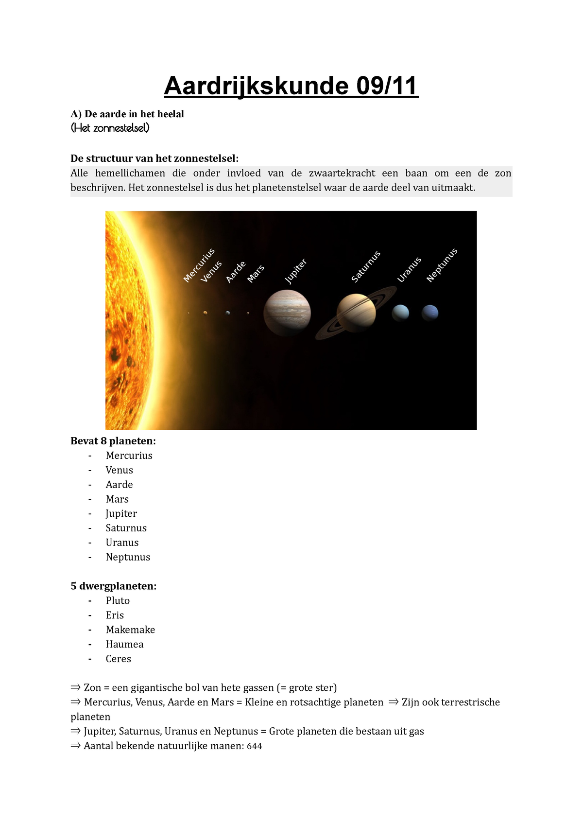 Aardrijkskunde 09 11 - Een Samenvatting Vakfische - Aardrijkskunde 09 ...