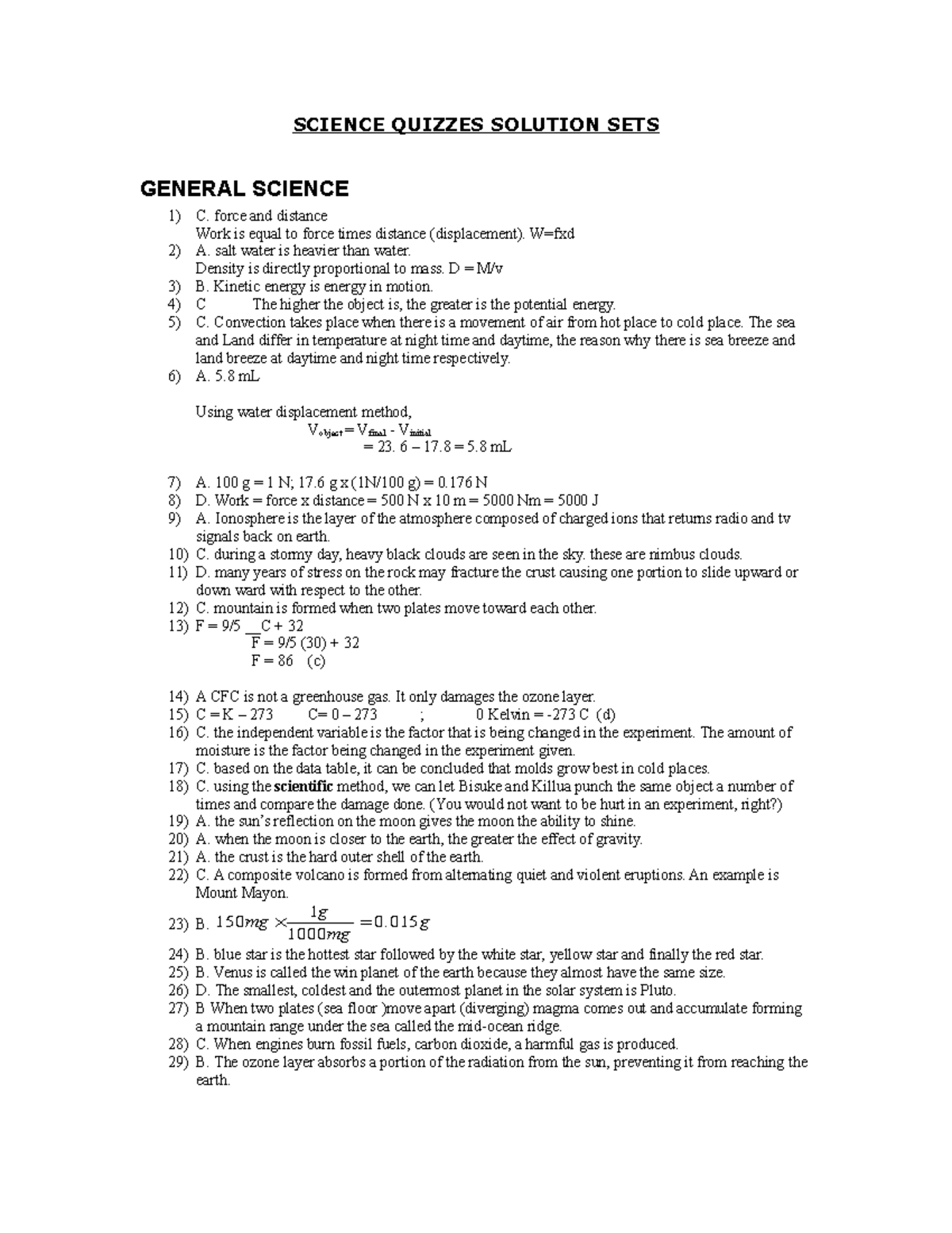 solution-set-for-science-and-math-quizzes-bachelor-of-science-in