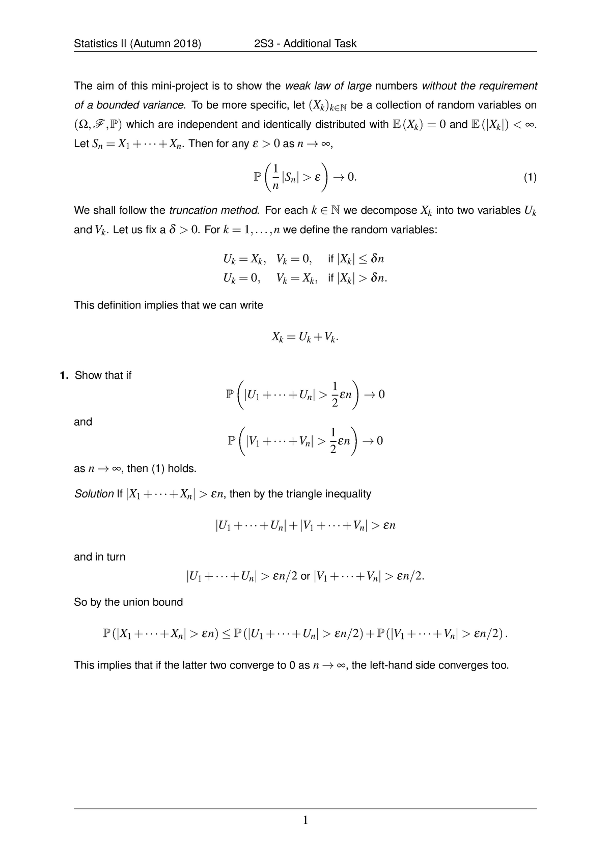 Additional Task questions with solutions - Statistics II (Autumn 2018 ...