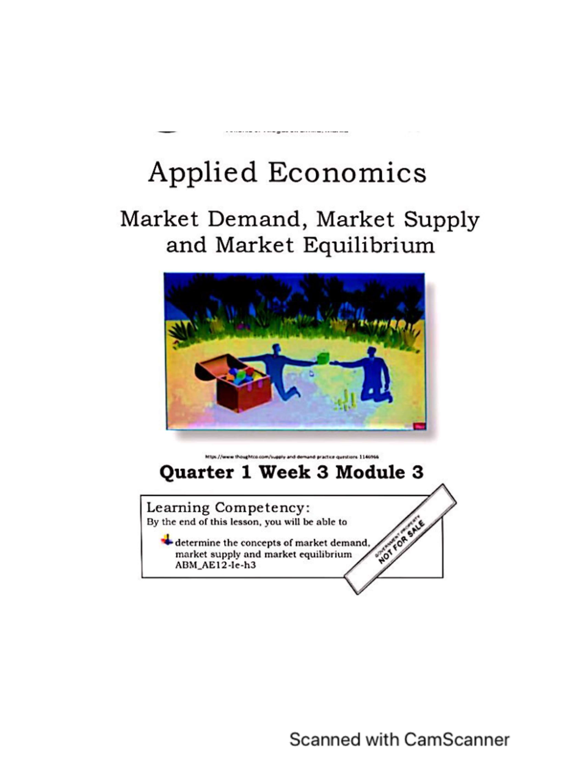 Applied-Economics-Q3W3S - Applied Economics Market Demand, Market ...