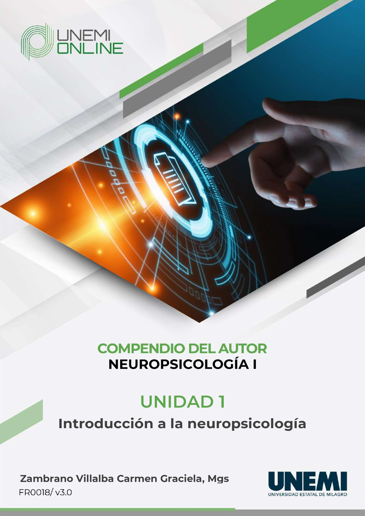 Neuropsicología 1 - Tesis - NEUROPSICOLOG䤃ĀA I UNIDAD 1 IntroducciÛn A ...