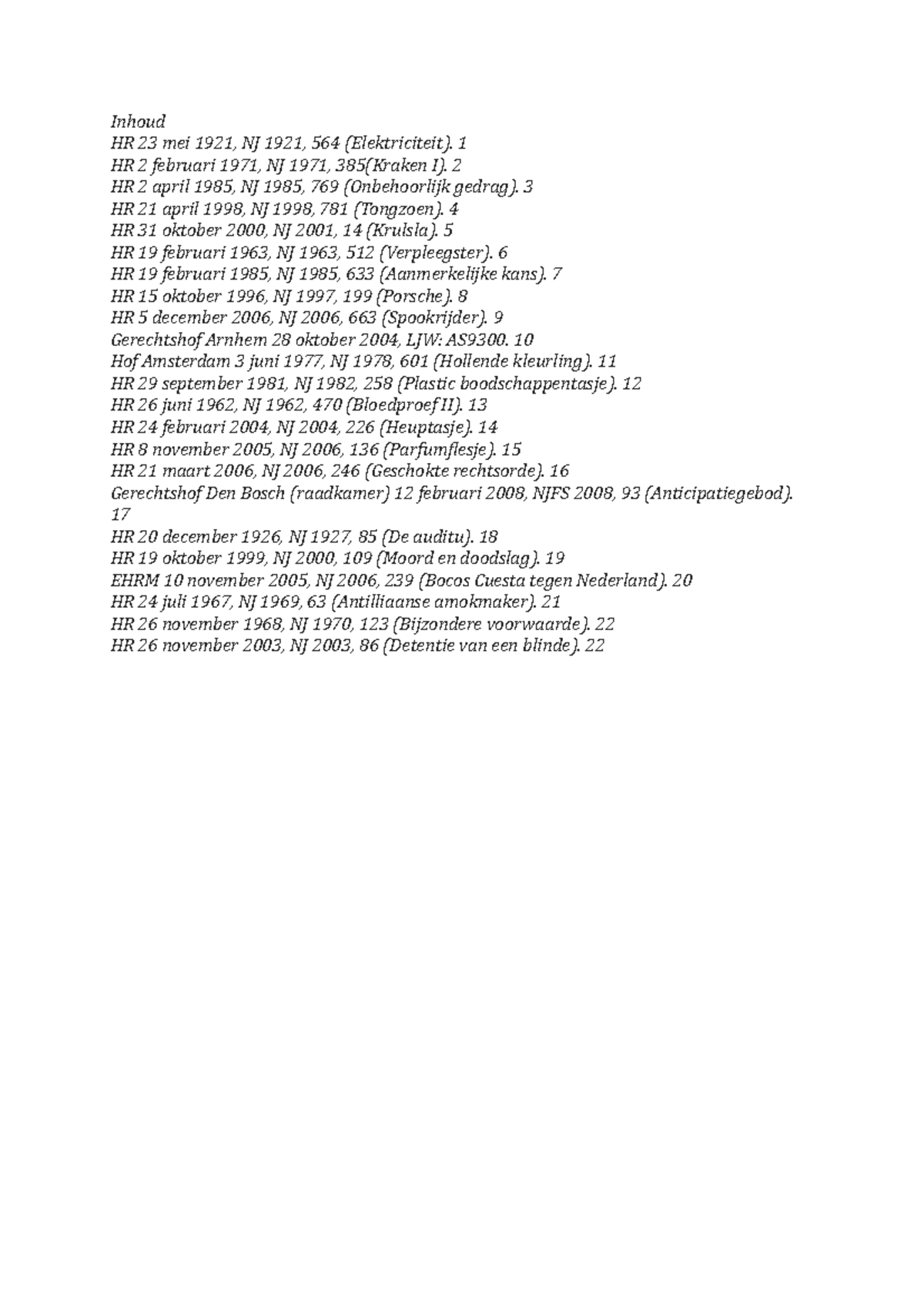 Arrest - Samenvatting Arresten - Inhoud HR 23 Mei 1921, NJ 1921, 564 ...