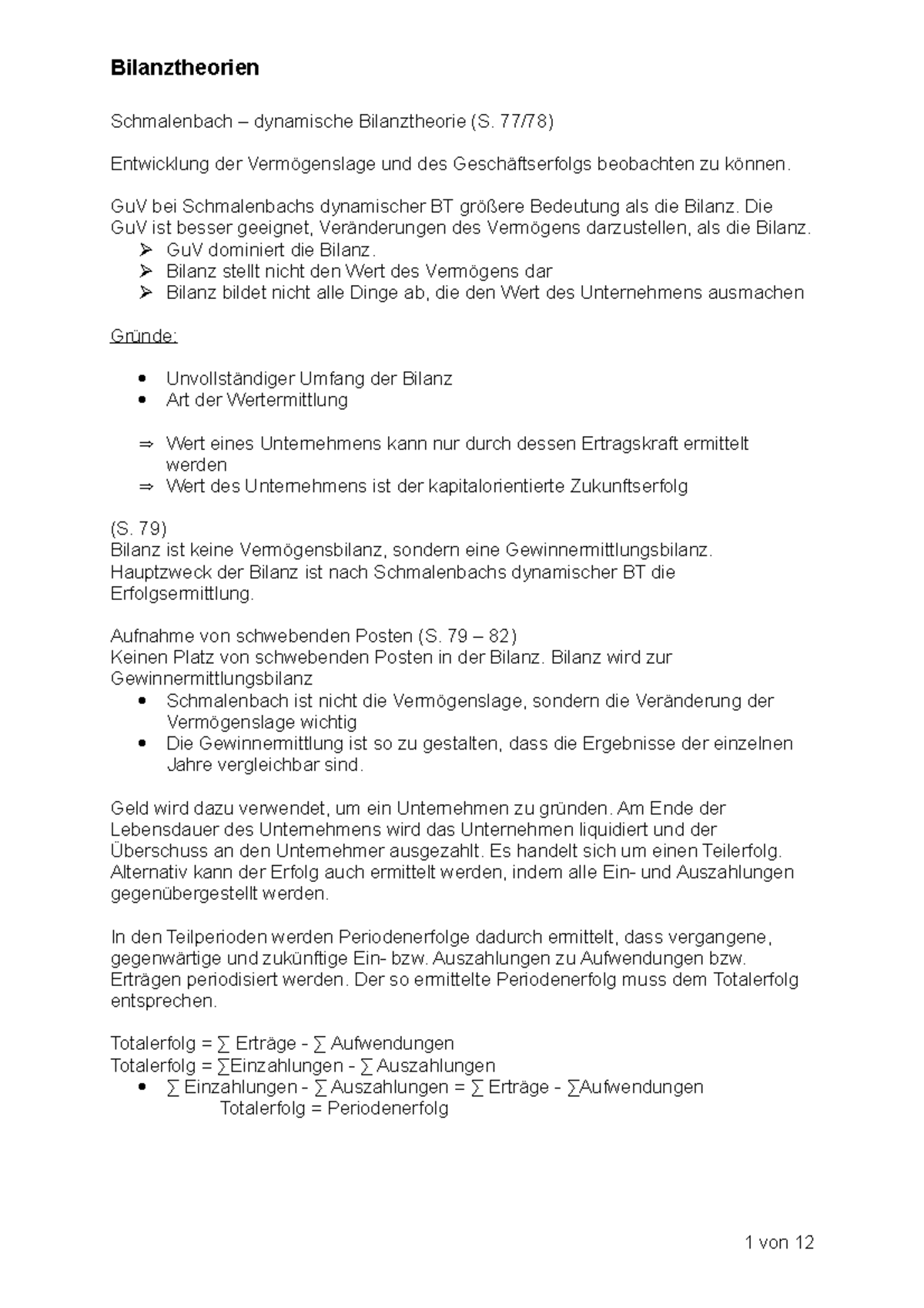Zusammenfassung Kurzfassung/zusammenfassung aus dem Skript