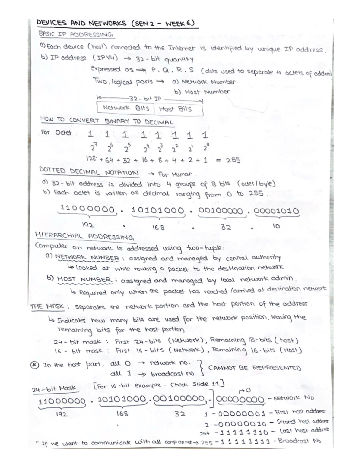 SEM 2 - Week 6 (Lecture Notes) - COM1006 - Studocu