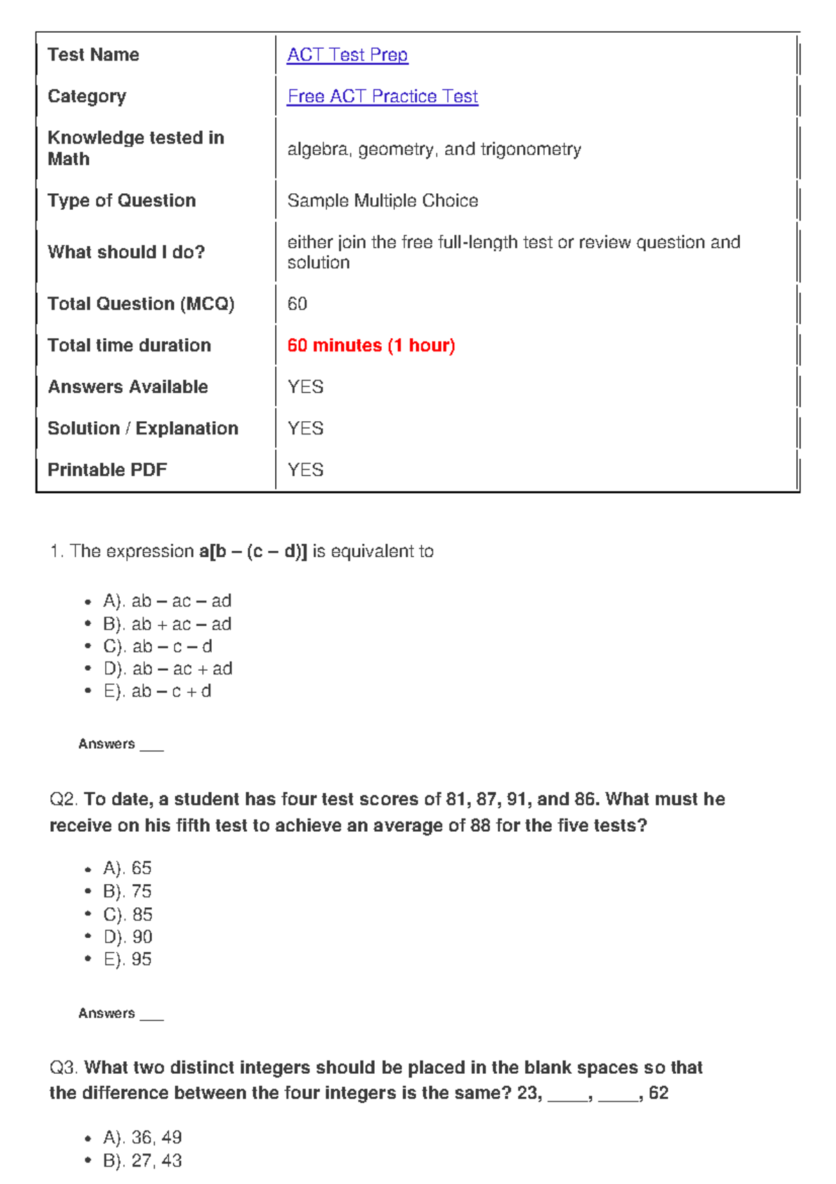 act-math-practice-test-1-test-name-act-test-prep-category-free-act