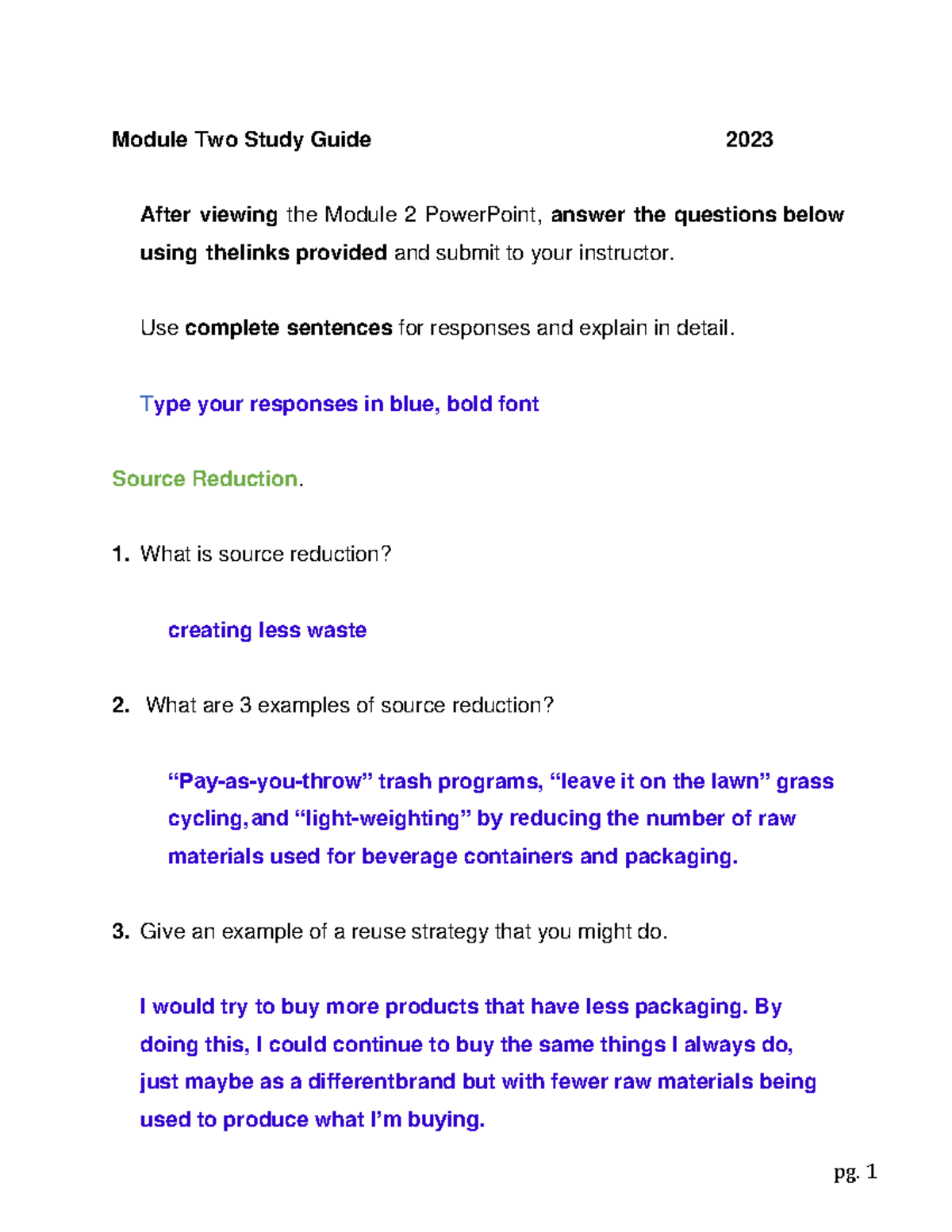 Module Two Study Guide 2023 - Module Two Study Guide 2023 After viewing ...