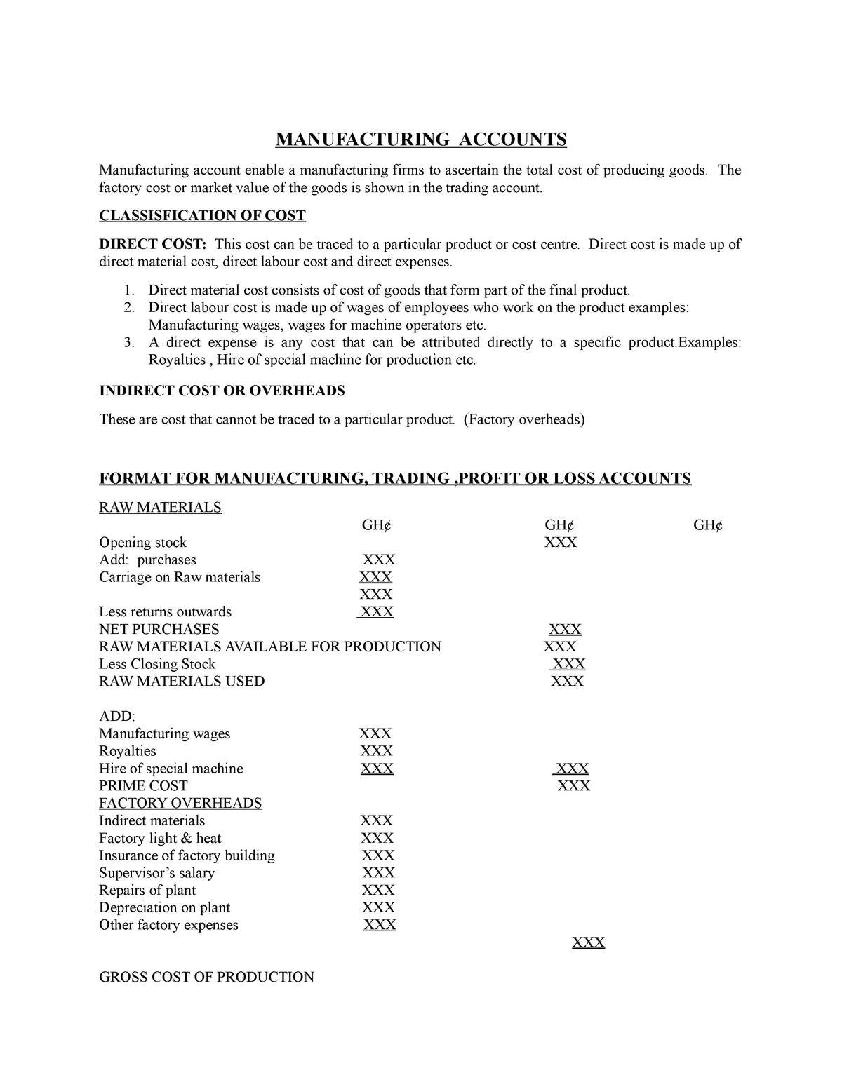 manufacturing-account