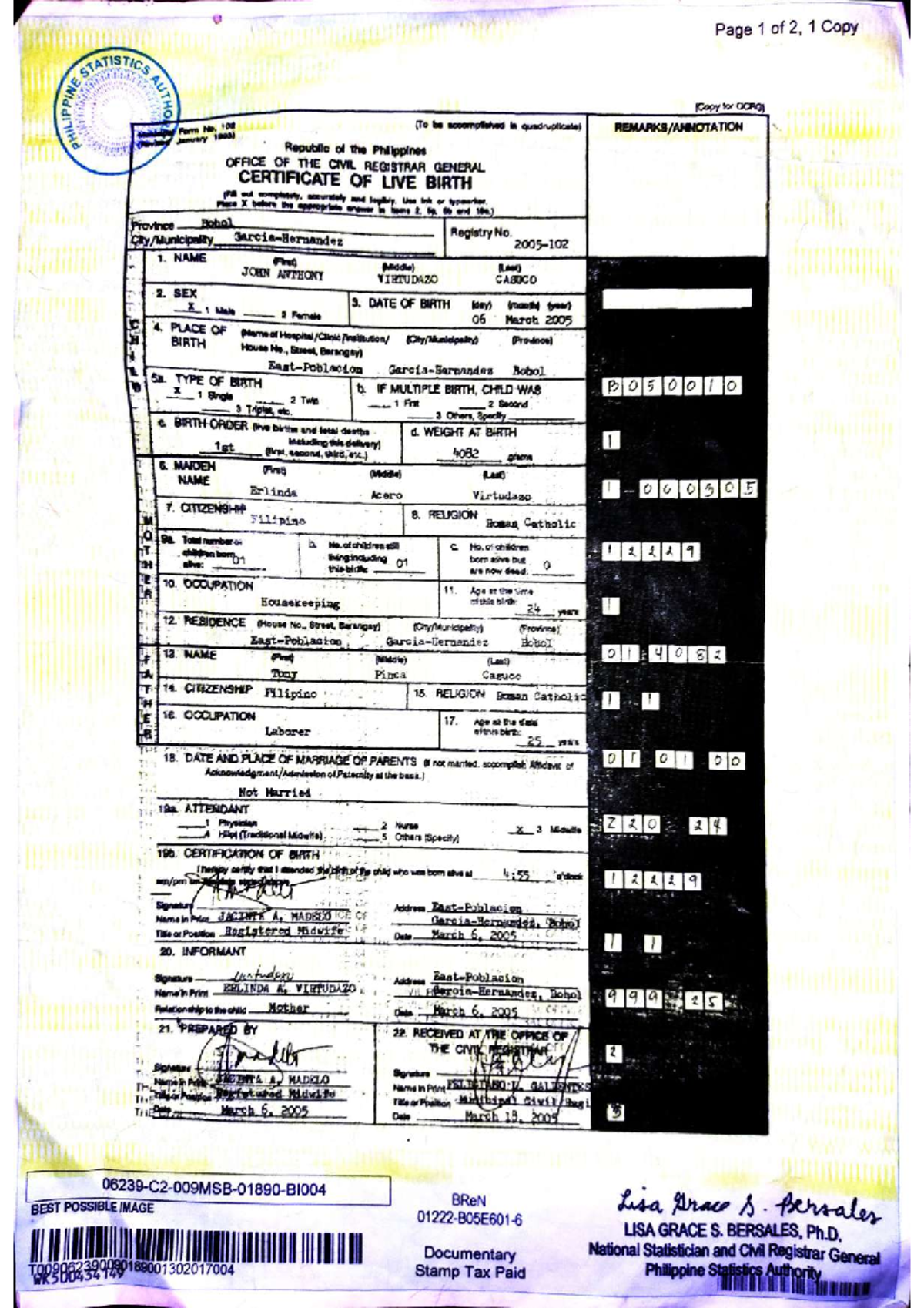 Document-6 3 - asdasd - Page 1 of 2, 1 Copy STATISTICS Copy for OCRG ...