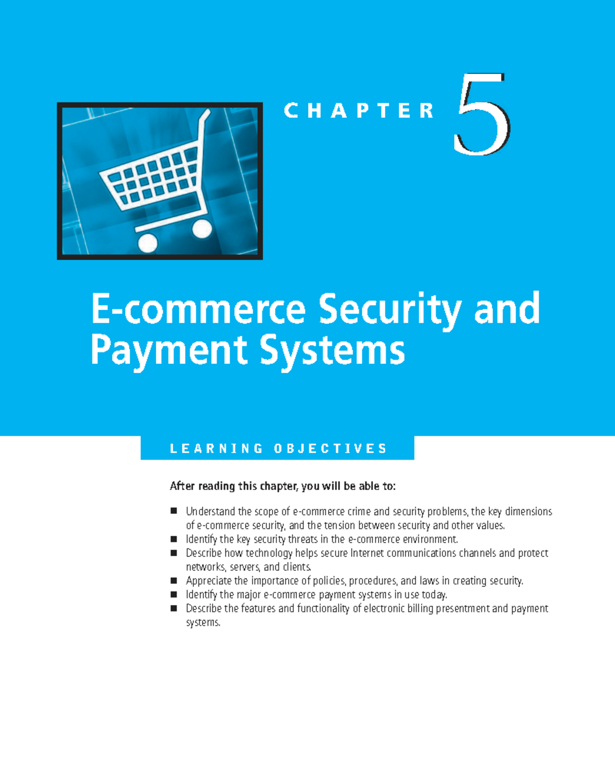 Ebook E-Commerce 2016 Chap5 - 5 CHAPTER E-commerce Security And Payment ...