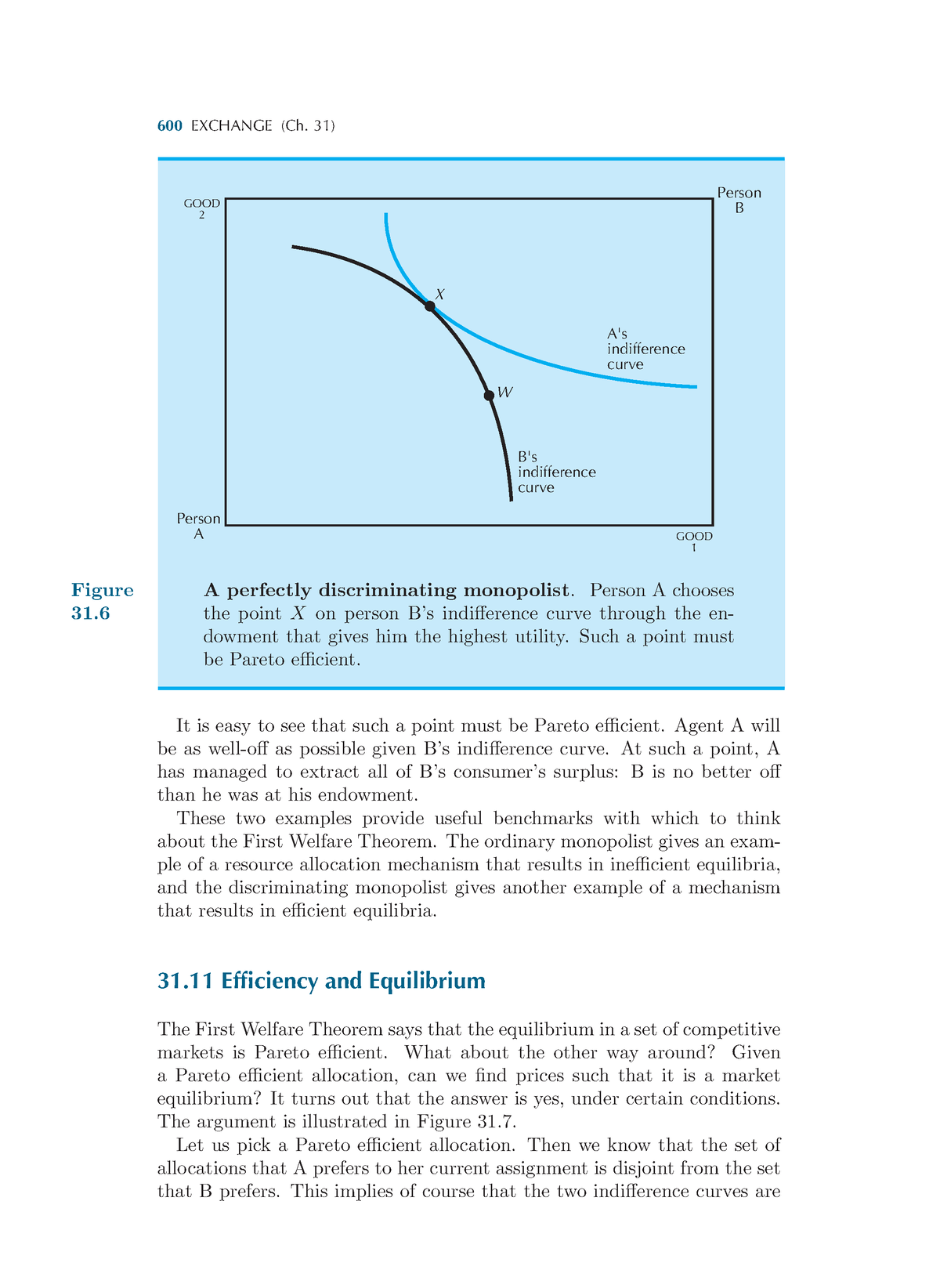 Intermediate Microeconomic Theory-126 - 600 EXCHANGE (Ch. 31) GOOD 2 X ...