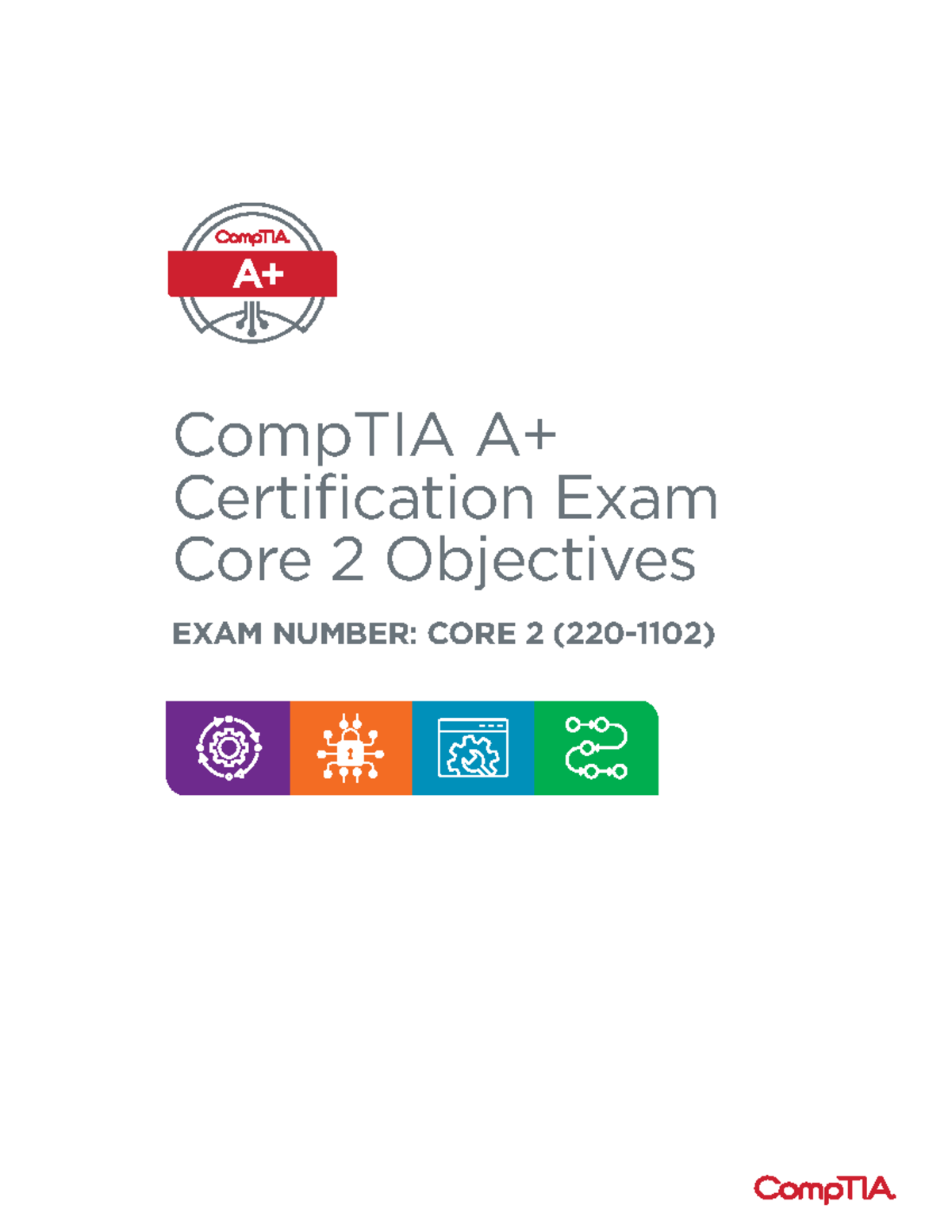 Comptia a 220 1102 exam objectives (3 0) - CompTIA A+ Certification ...
