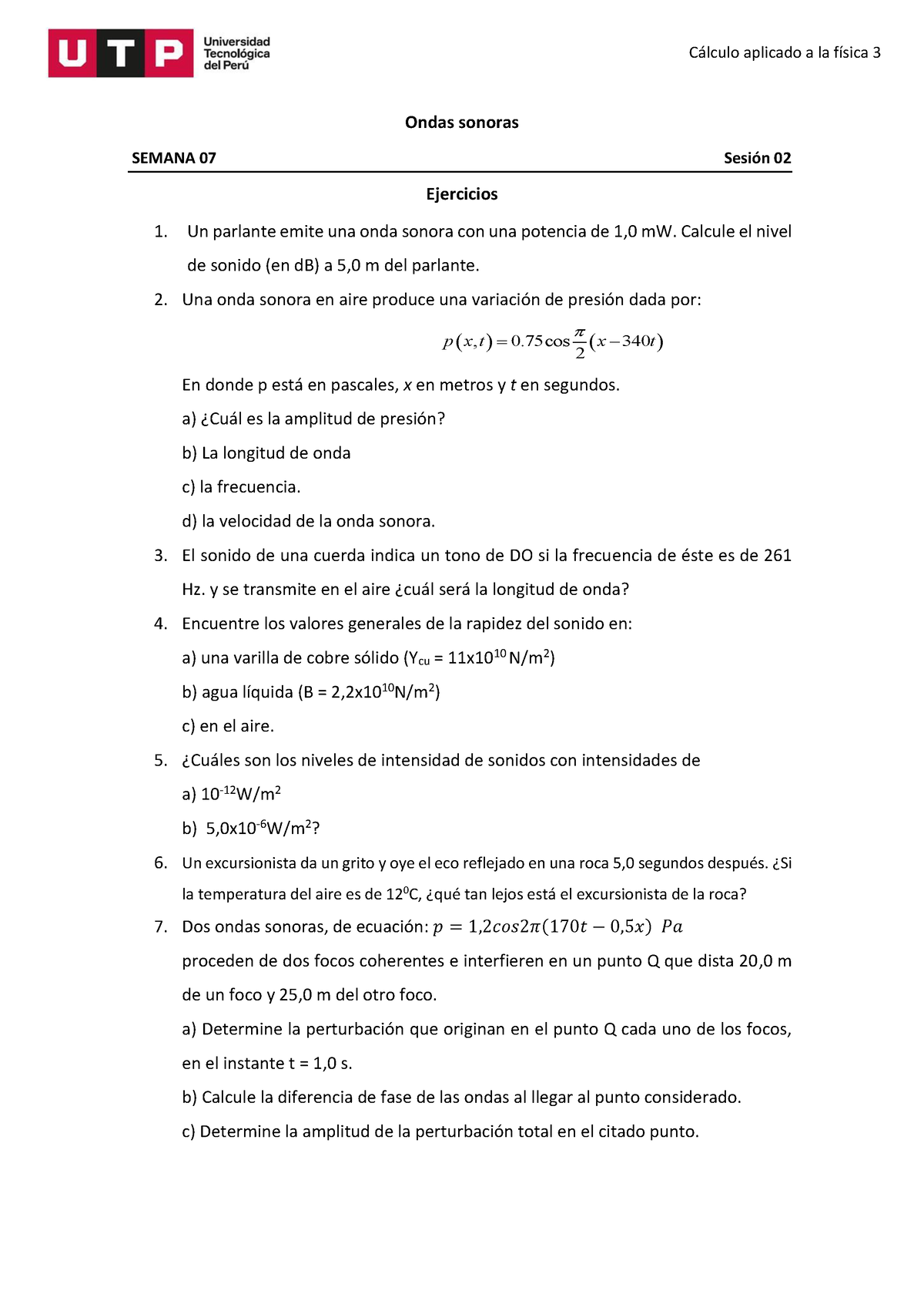 S07.s12 - Practica Ejercicios Ondas Sonoras Apoyos Para Practica ...