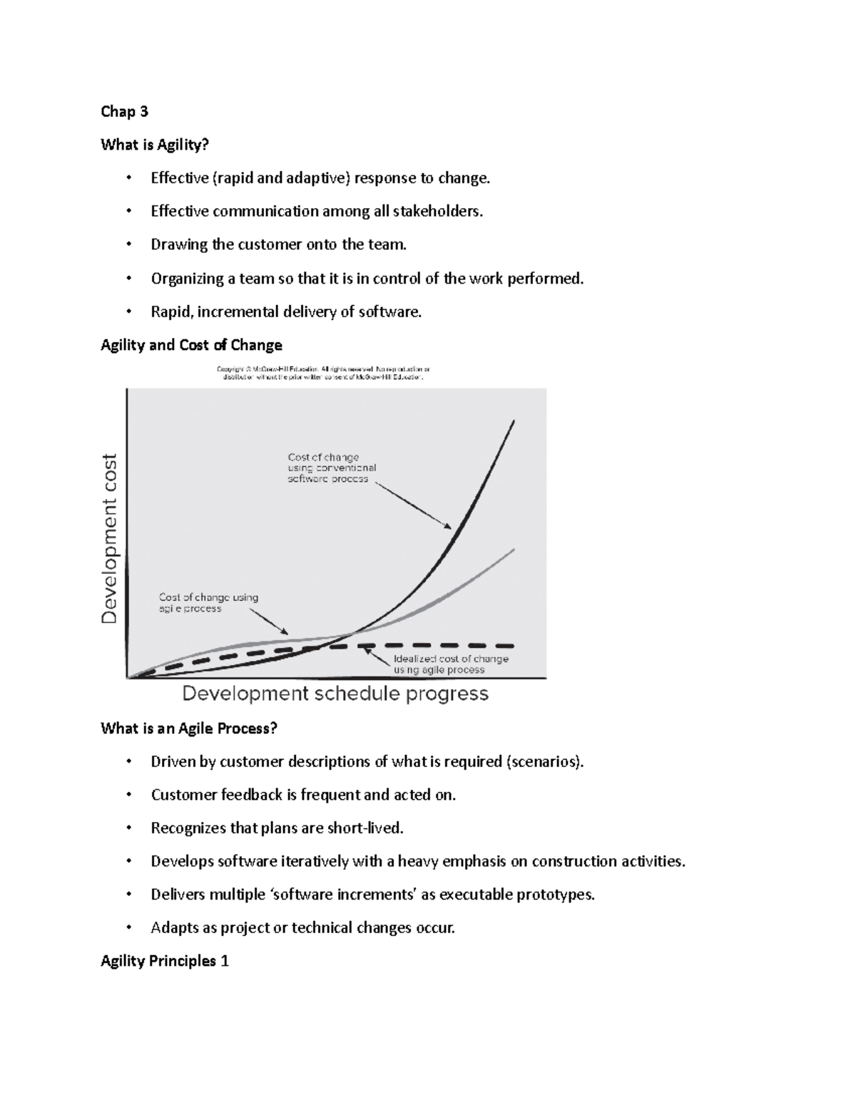 Doc - Notes - Chap 3 What is Agility? - Effective (rapid and adaptive ...