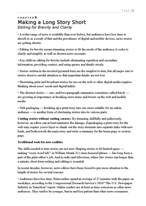 Intro-Lead - Combination of class notes and sheets for Communication ...